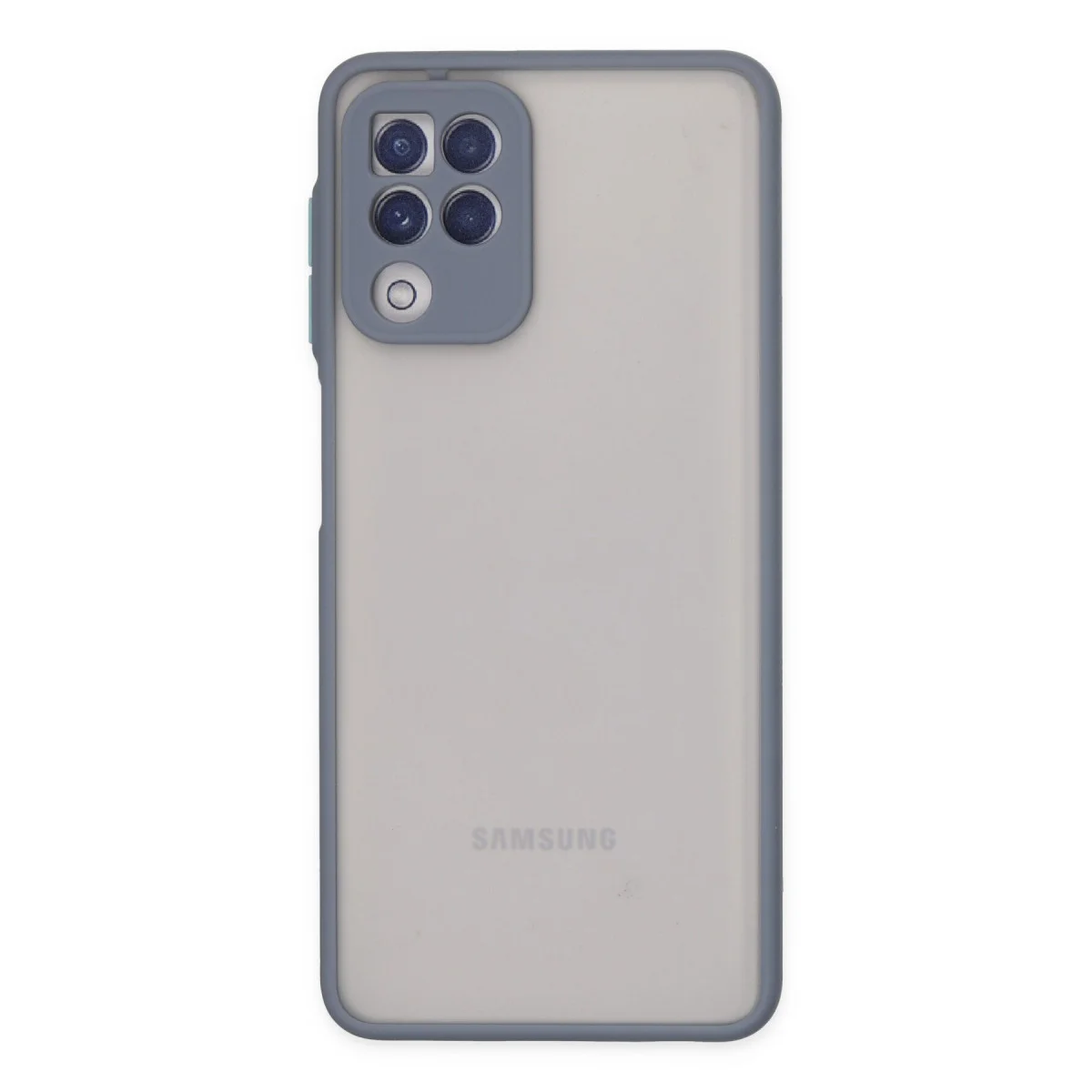 Galaxy A22 Montreal Silikon Kılıf Gri – Yüksek Koruma ve Modern Tasarım