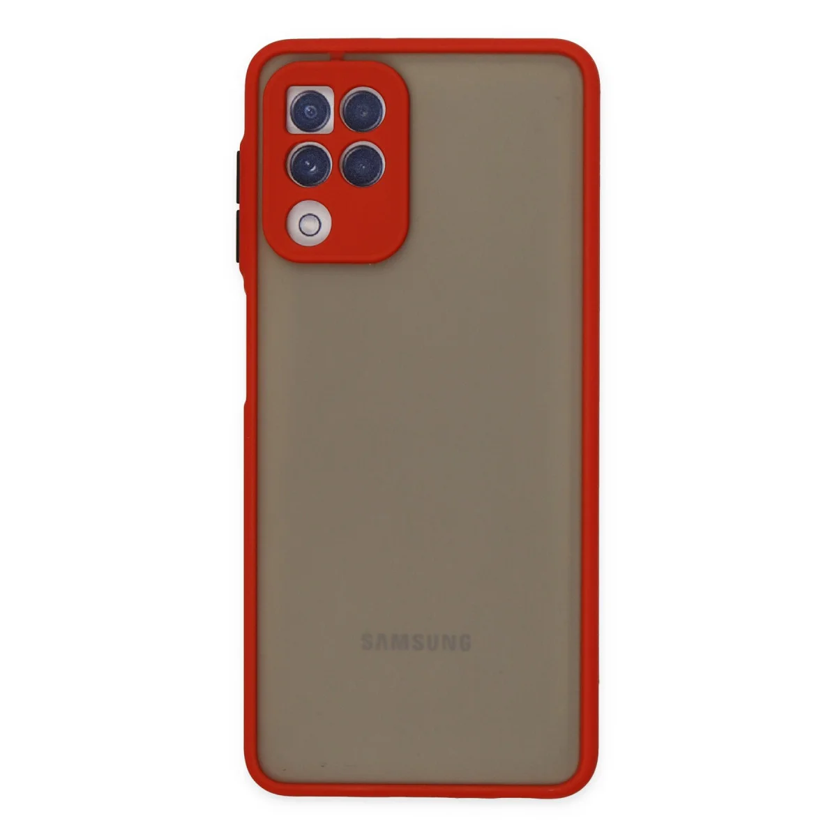 Galaxy A22 Montreal Silikon Kılıf - Kırmızı