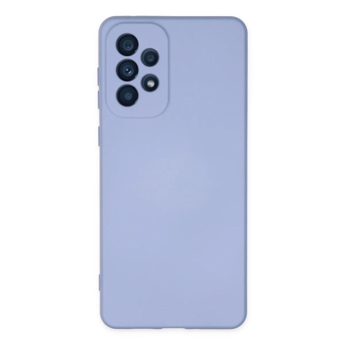 Galaxy A23 4G Nano İçi Kadife Silikon Kılıf - Lila, Ultra Şık ve Tam Koruma
