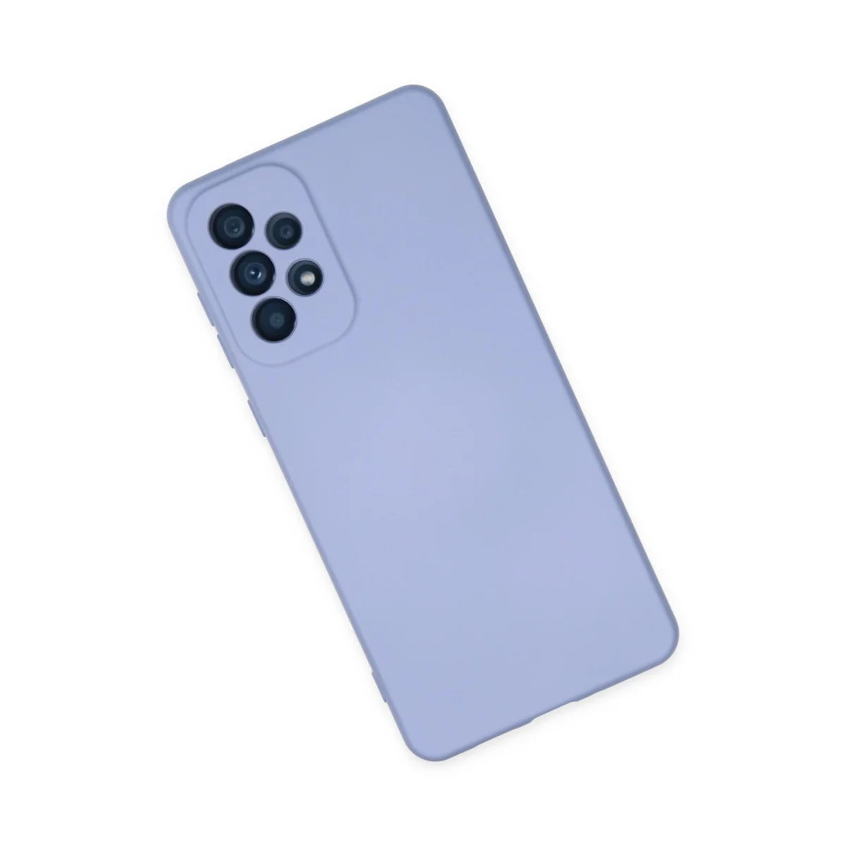 Galaxy A23 4G Nano İçi Kadife Silikon Kılıf - Lila, Ultra Şık ve Tam Koruma