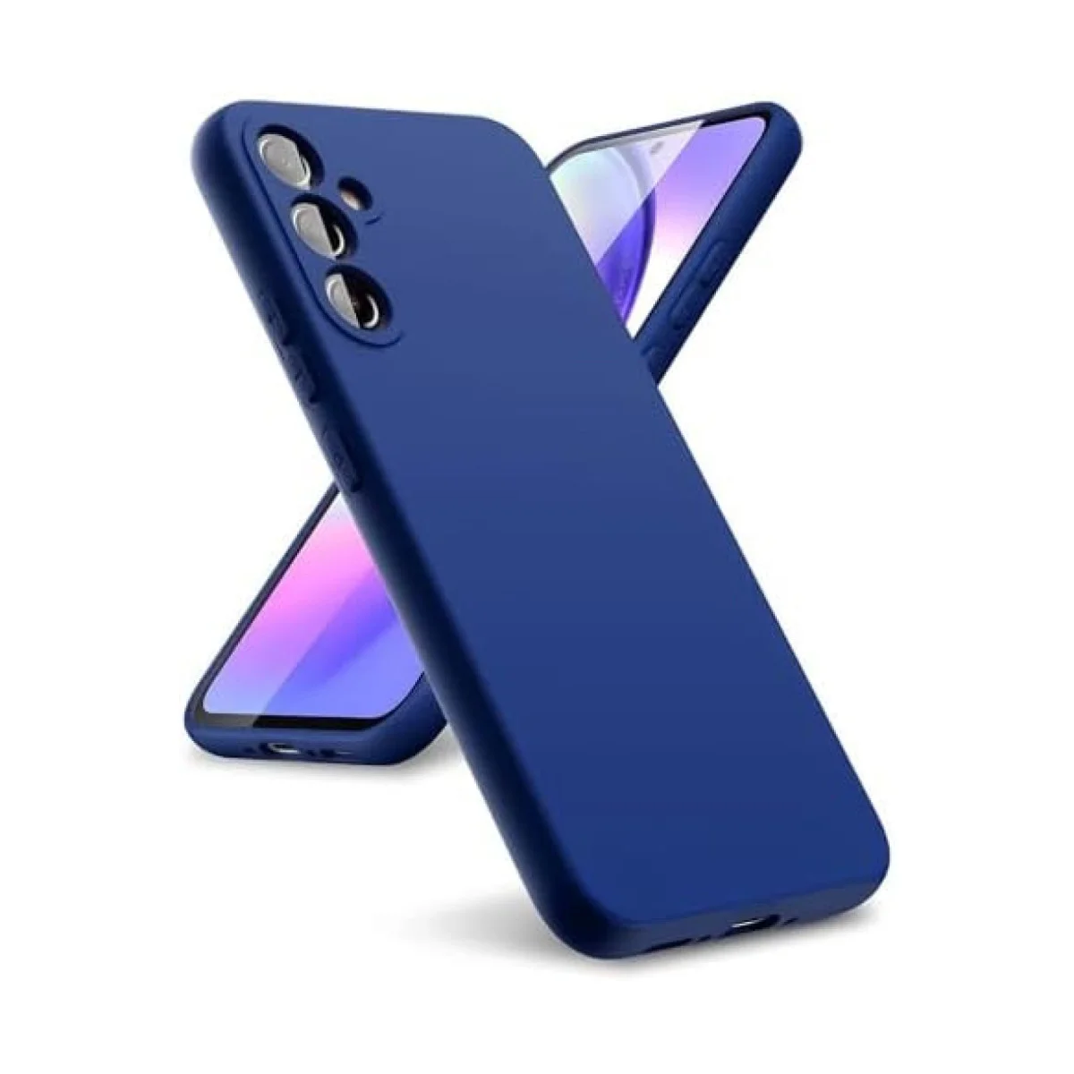 Galaxy A24 4G First Silikon Kılıf - Lacivert | Şık ve Ultra İnce Koruma
