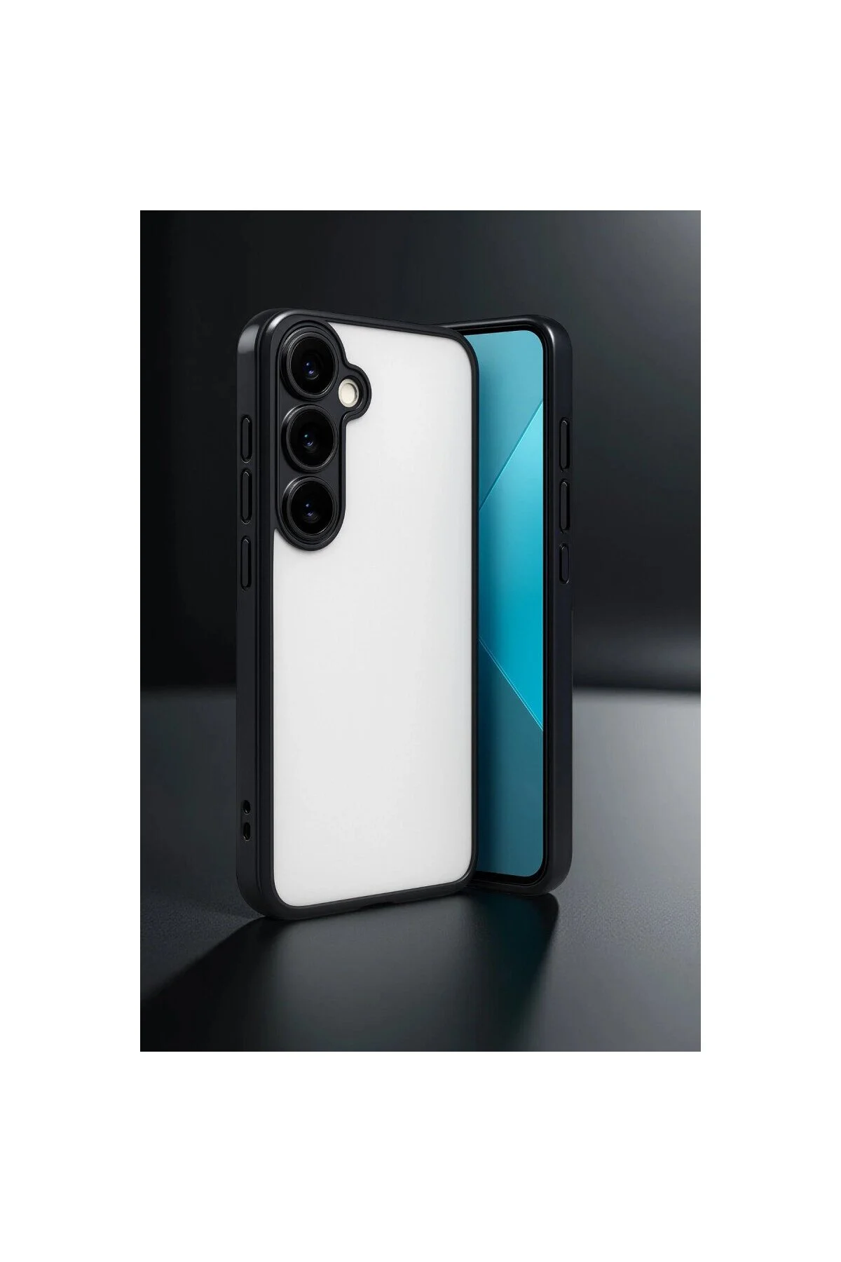 Galaxy A24 4g Prime Kılıf Lensli - Gümüş