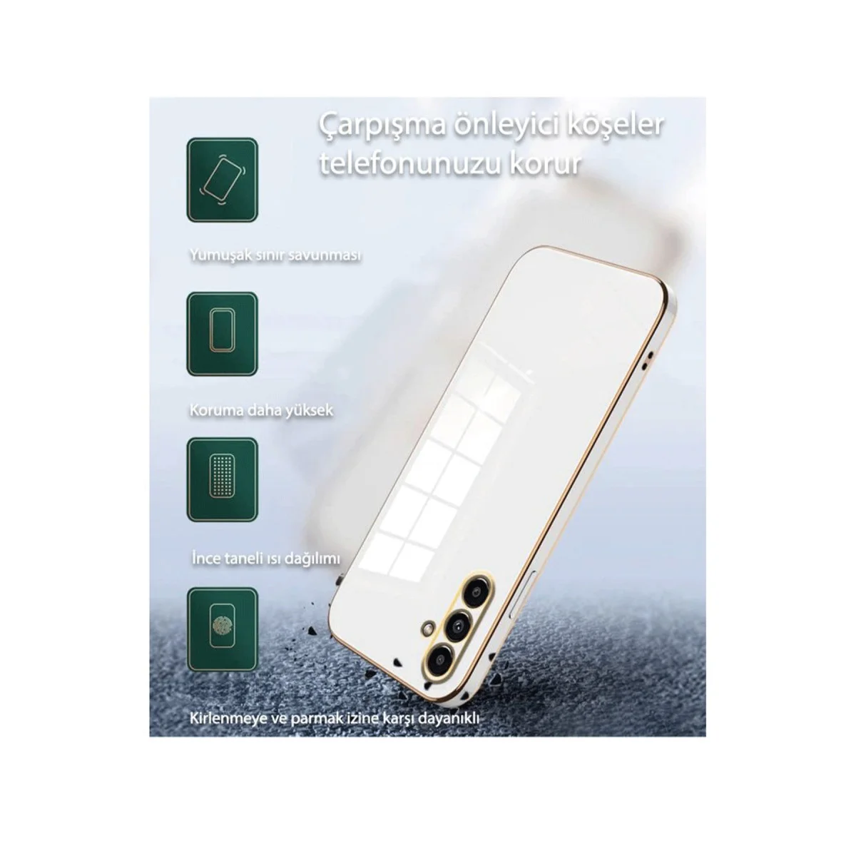 Galaxy A24 4G Volet Silikon Kılıf - Siyah ve Premium Koruma