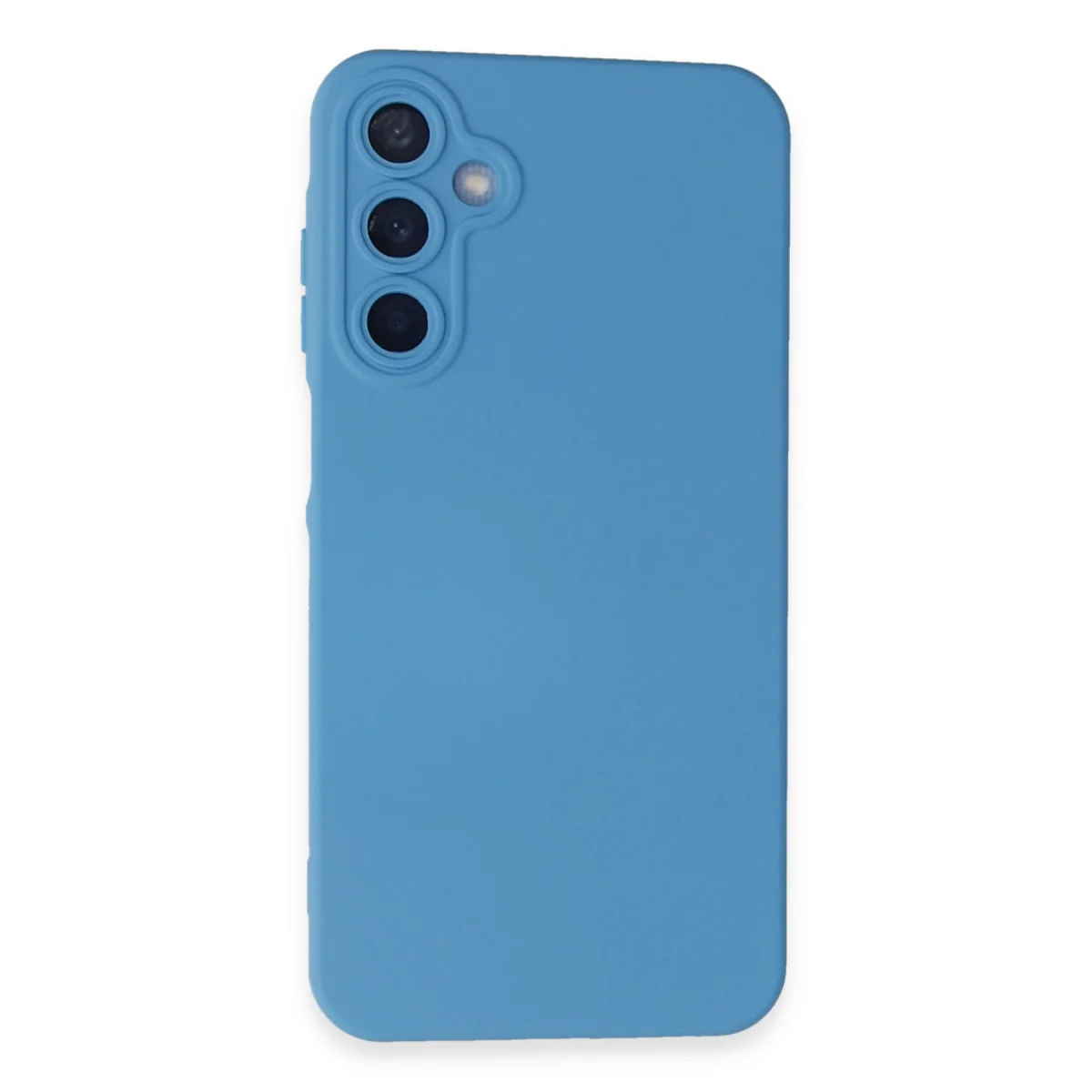 Galaxy A25 5G Kılıf - Nano İçi Kadife Silikon Mavi
