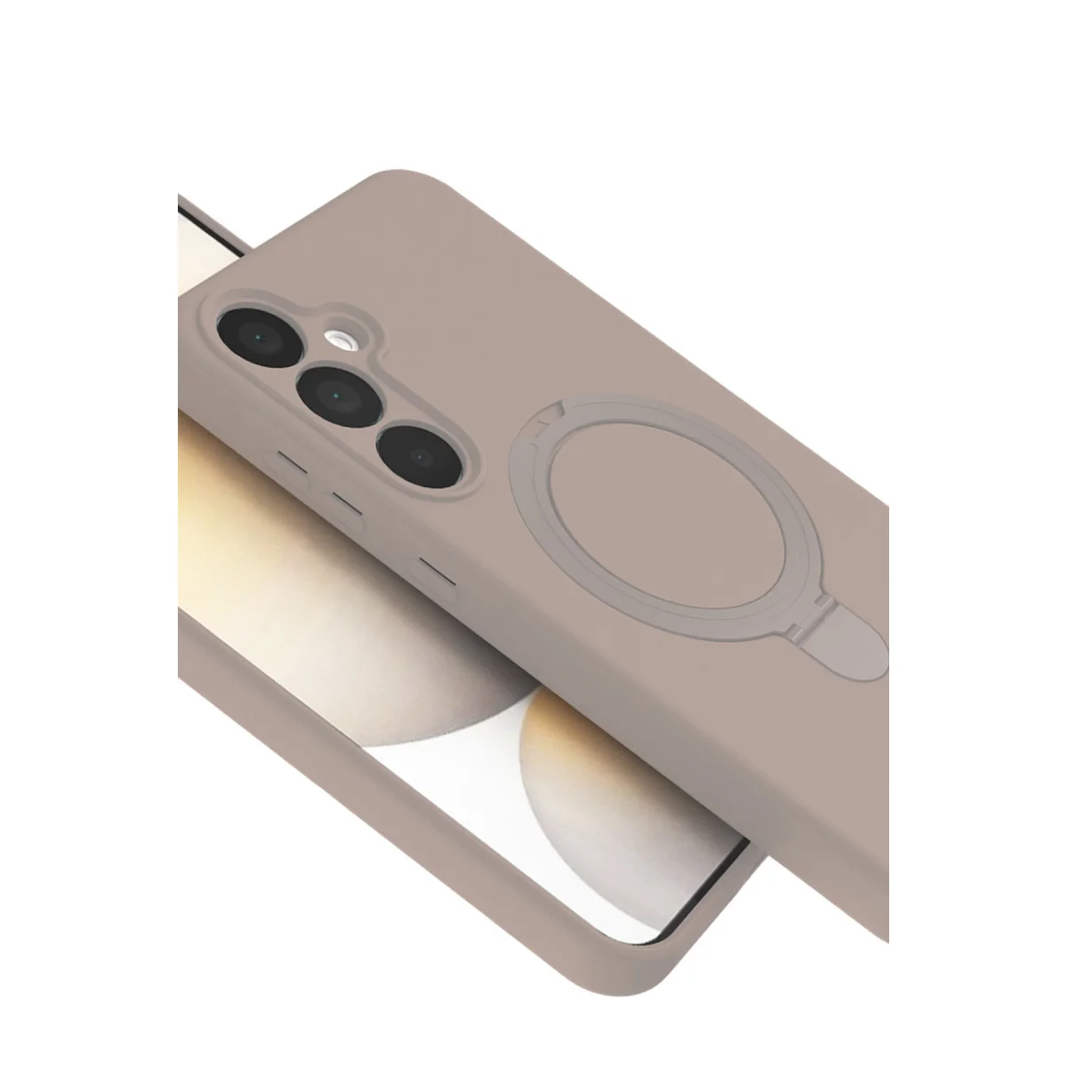 Galaxy A25 5G Magsafe Standlı Kapak - Çöl Titanyum
