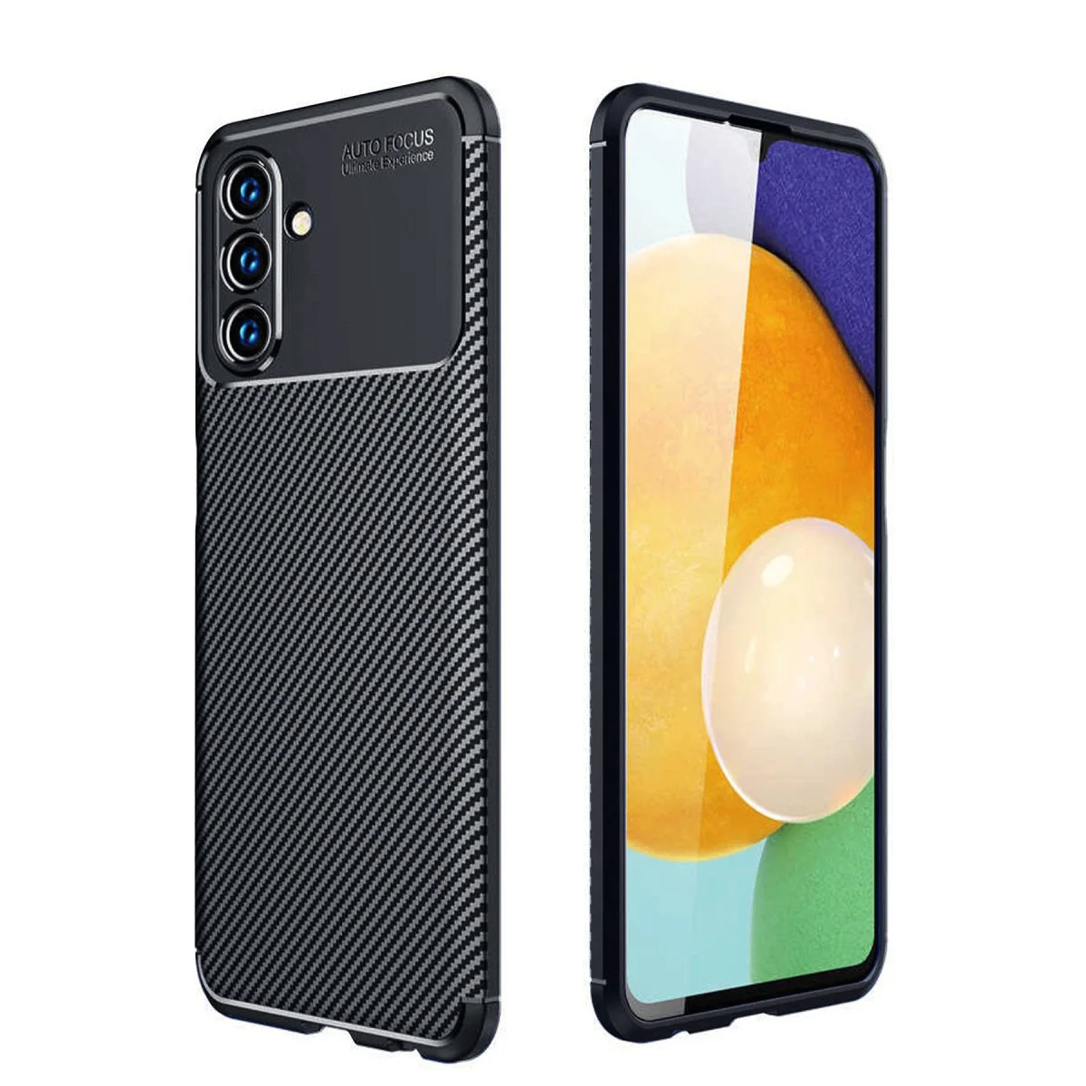 Galaxy A26 Auto Focus Karbon Kılıf - Siyah, Pürüzsüz ve Kırılmaya Karşı Güçlü Koruma