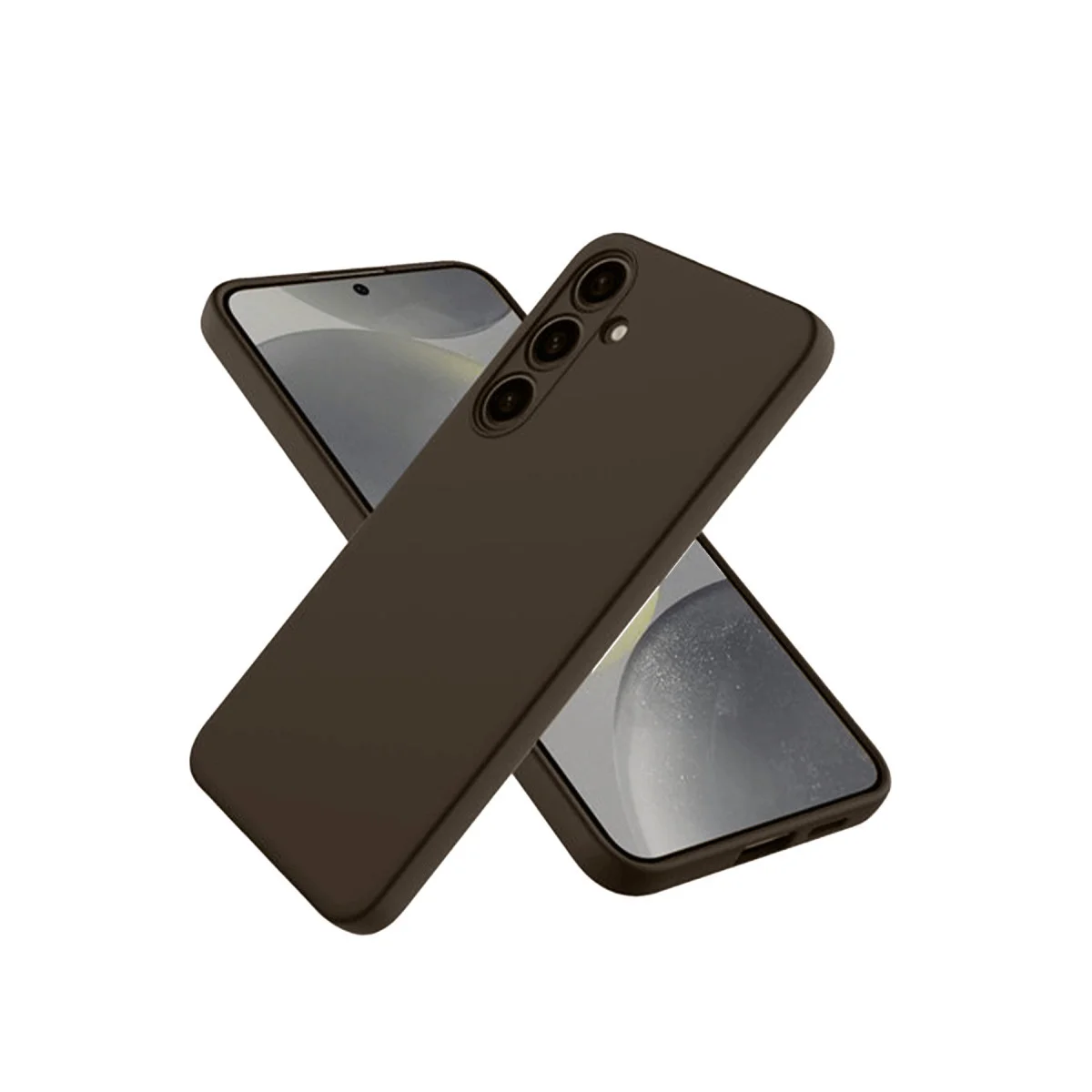 Galaxy A26 First Silikon Kılıf - Kahverengi Premium Koruma