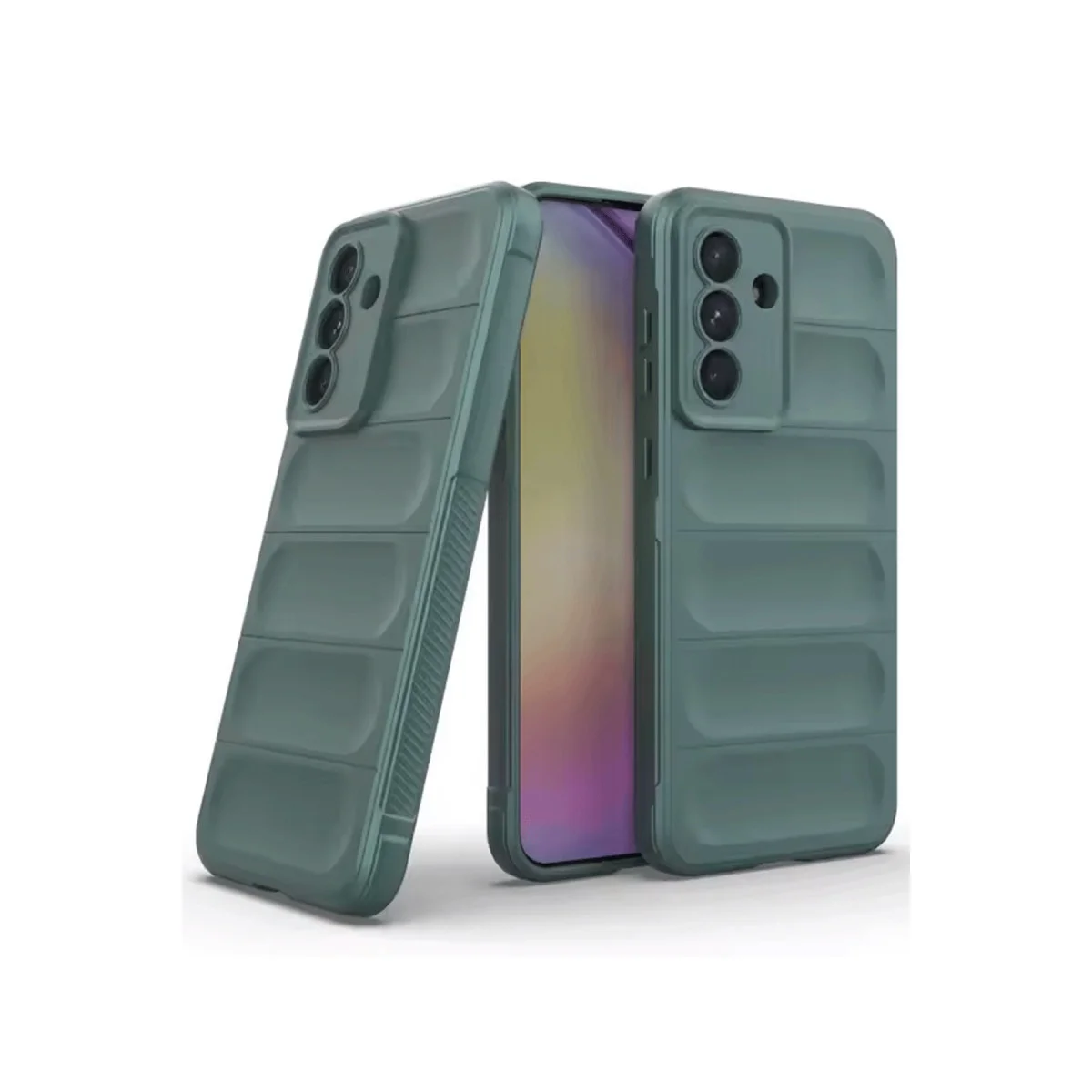 Galaxy A26 Kılıf Optimum Silikon - Koyu Yeşil & Maksimum Koruma