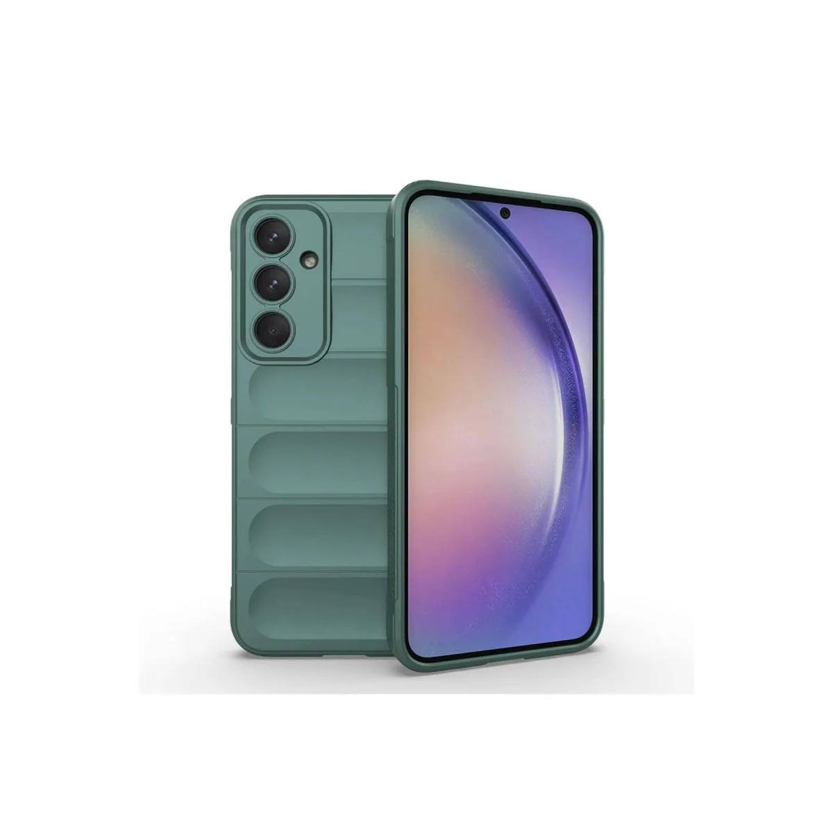 Galaxy A26 Kılıf Optimum Silikon - Koyu Yeşil & Maksimum Koruma
