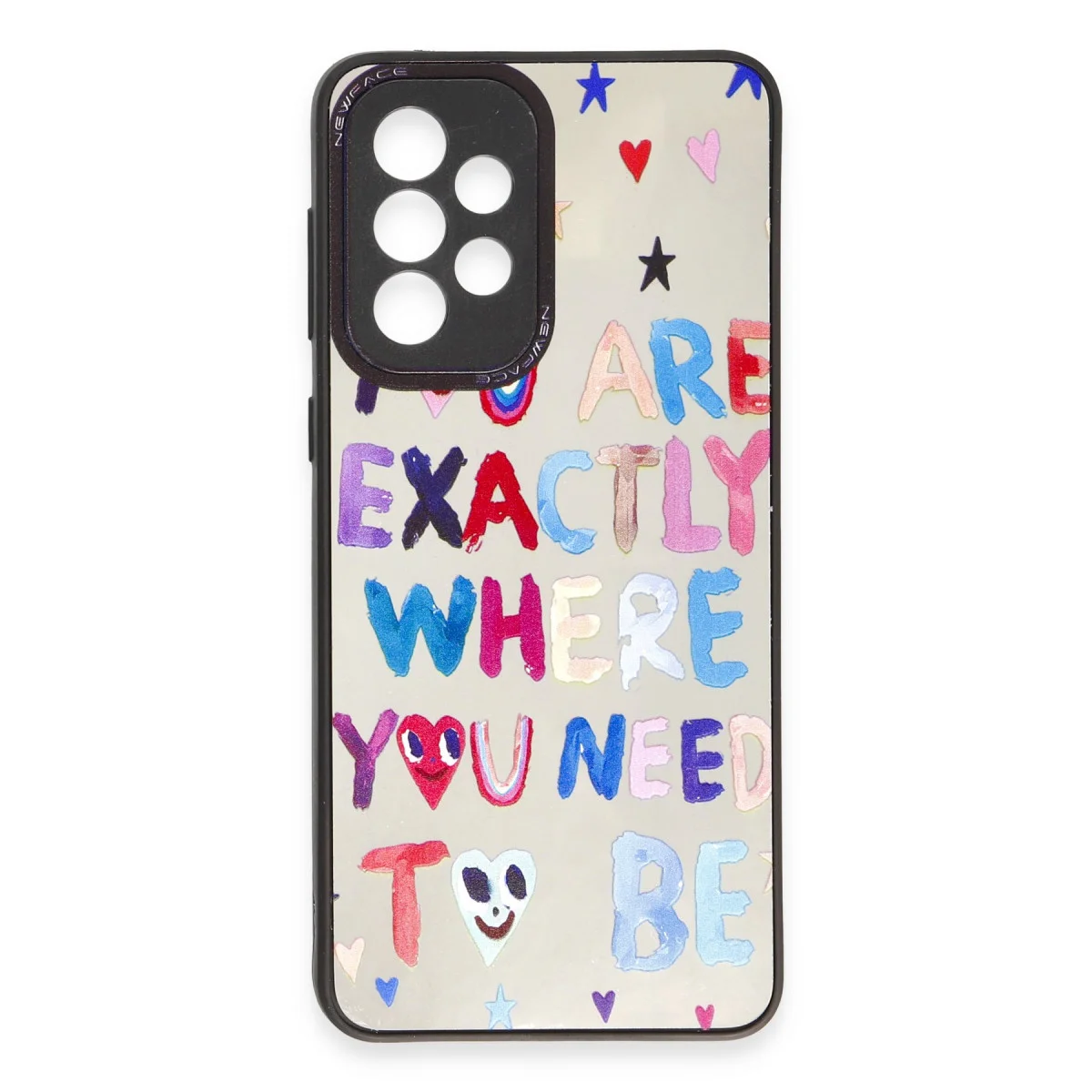 Galaxy A33 5G Kılıf Mirror Desenli TPU Kapak - Parlak ve Şık Güvenli Koruma