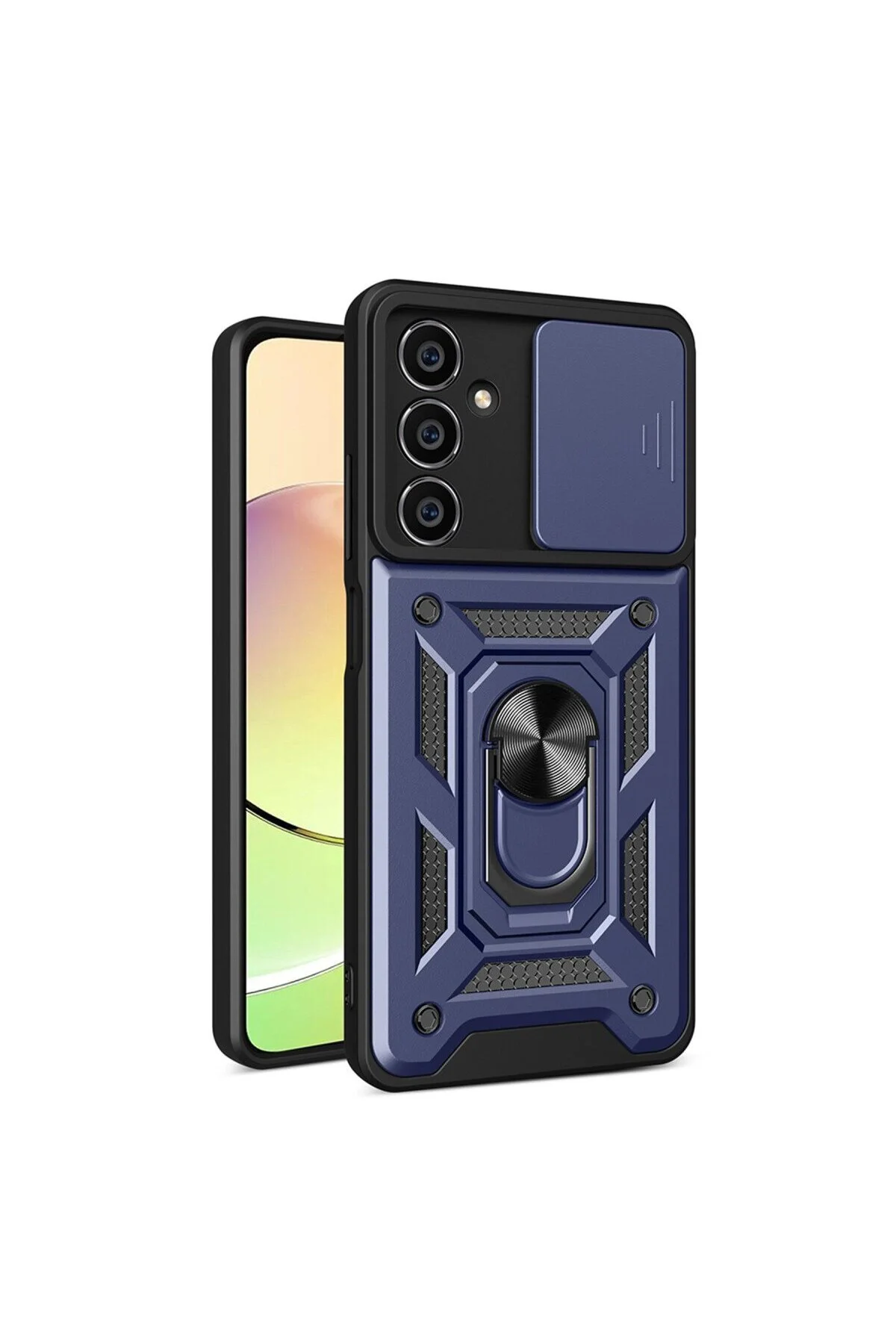 Galaxy A35 5g Kılıf Pars Lens Yüzüklü - Lacivert