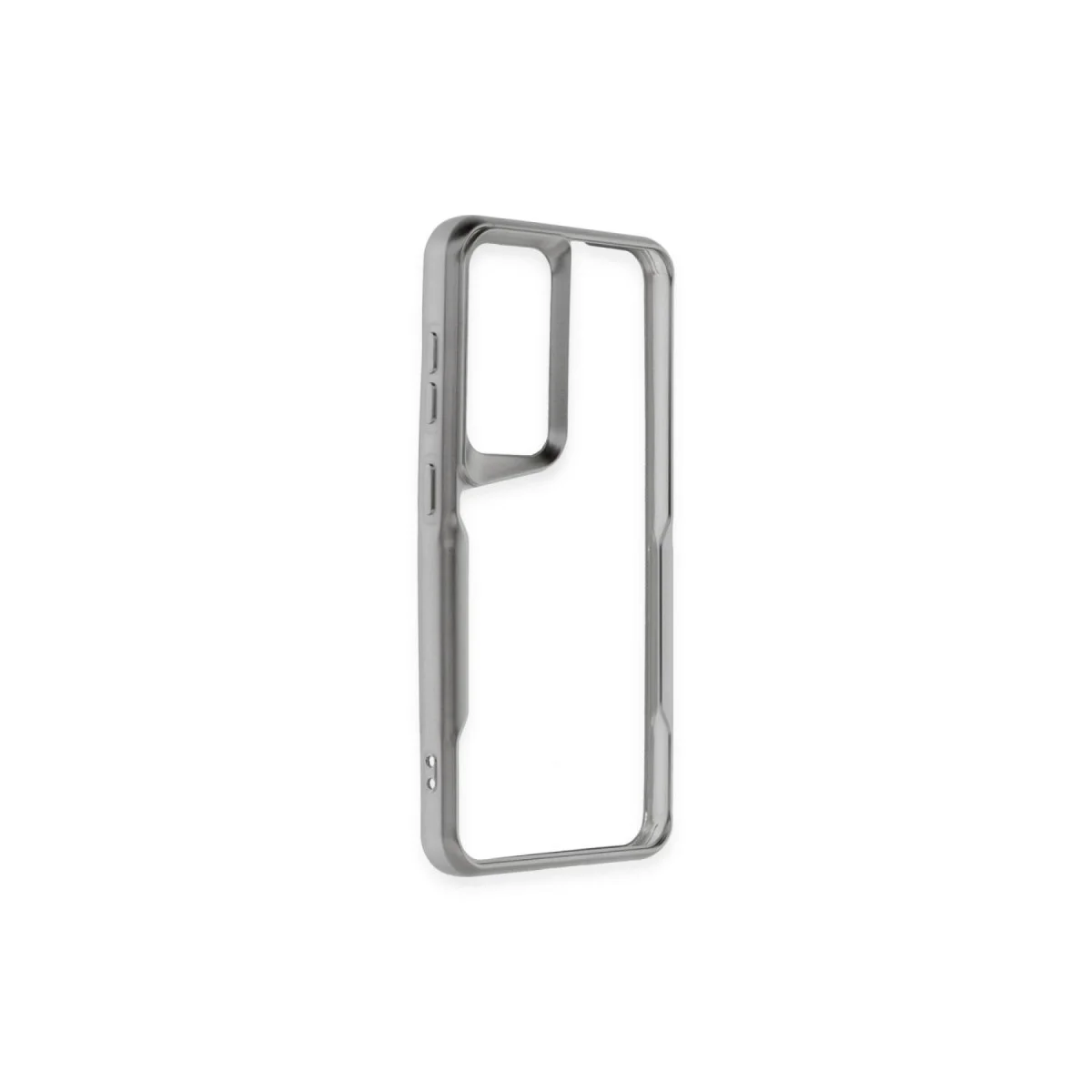 Galaxy A35 5G Kılıf Gümüş Silikon Kapak - Boyi Serisi Minimalist ve Kaymaz