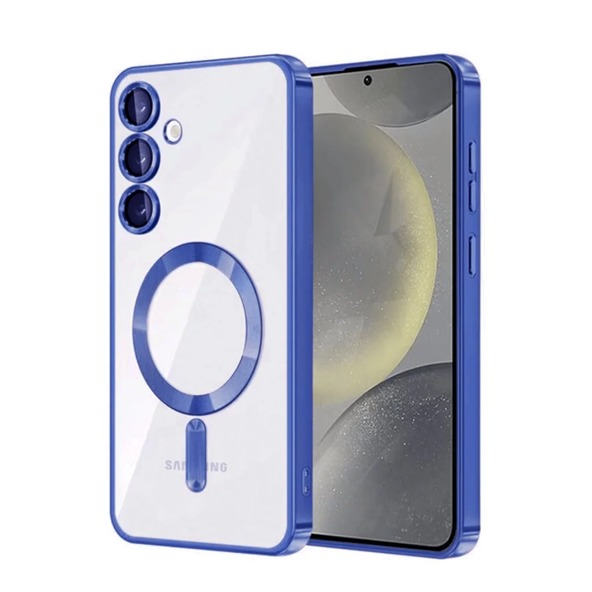 Galaxy A35 5G Kross Magneticsafe Kapak - Lacivert - MagSafe Uyumlu ve 360° Koruma