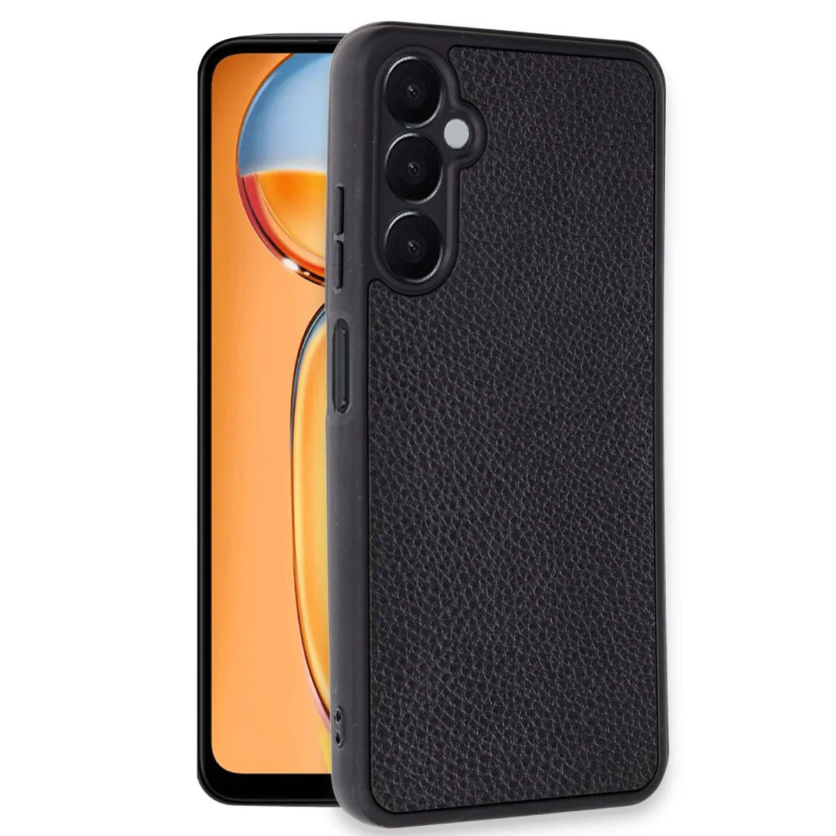 Galaxy A36 Aras Deri Kapak Siyah Premium Kılıf