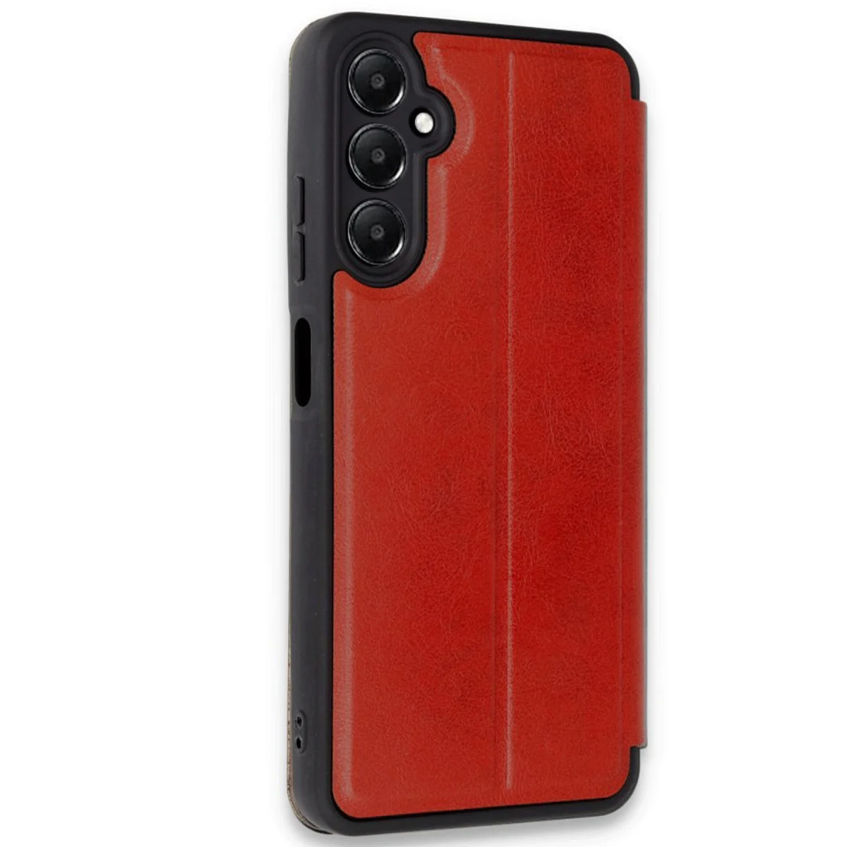 Galaxy A36 Flip Cover Kılıf - Kırmızı ve Şık Koruma