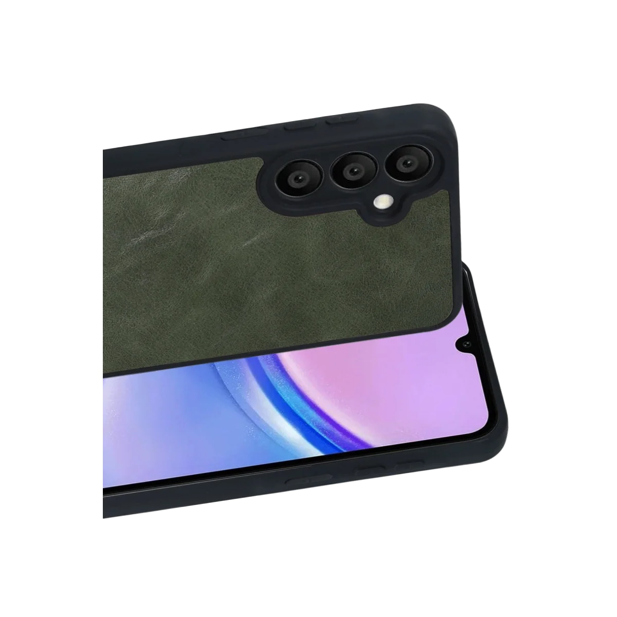 Galaxy A37 5G Aras Deri Kapak - Yeşil Premium Koruma