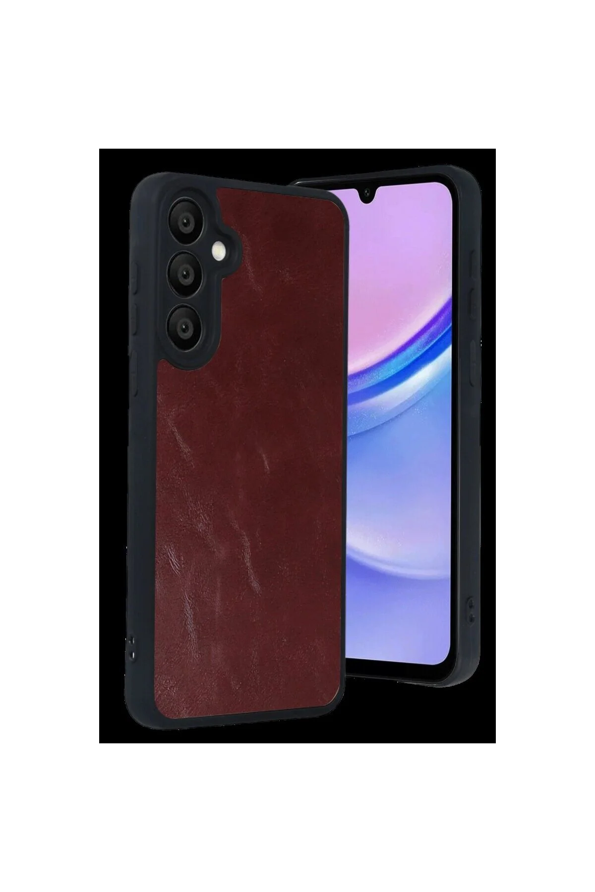 Galaxy A37 5g Aras Deri Kapak - Bordo