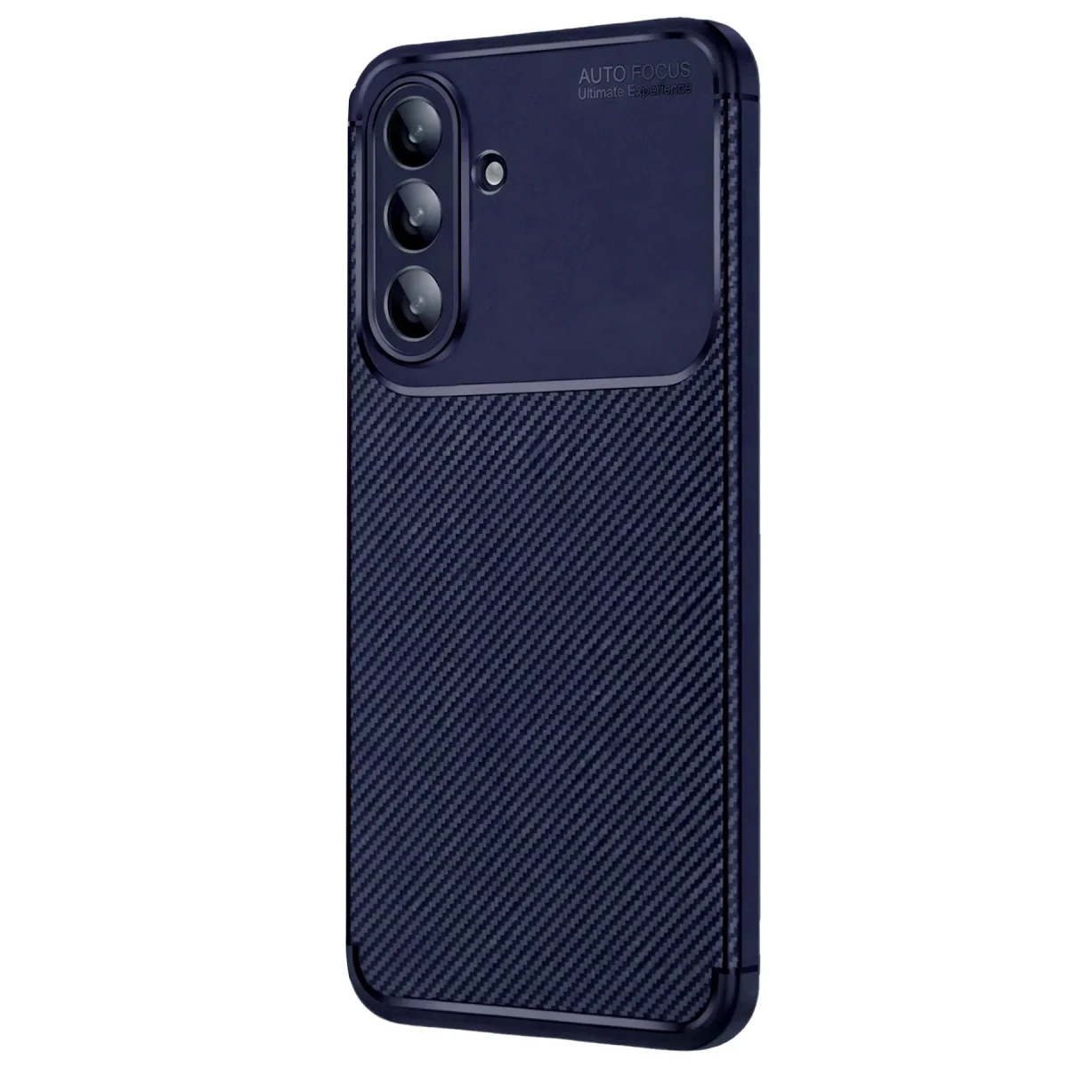 Galaxy A37 5G Auto Focus Karbon Kapak - Lacivert - Maksimum Koruma ve Stil