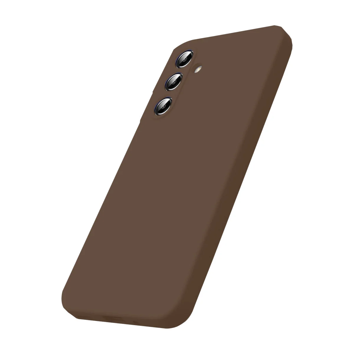 Galaxy A37 5G First Silikon Kılıf - Kahverengi (Minimal Tasarım ve Maksimum Koruma)