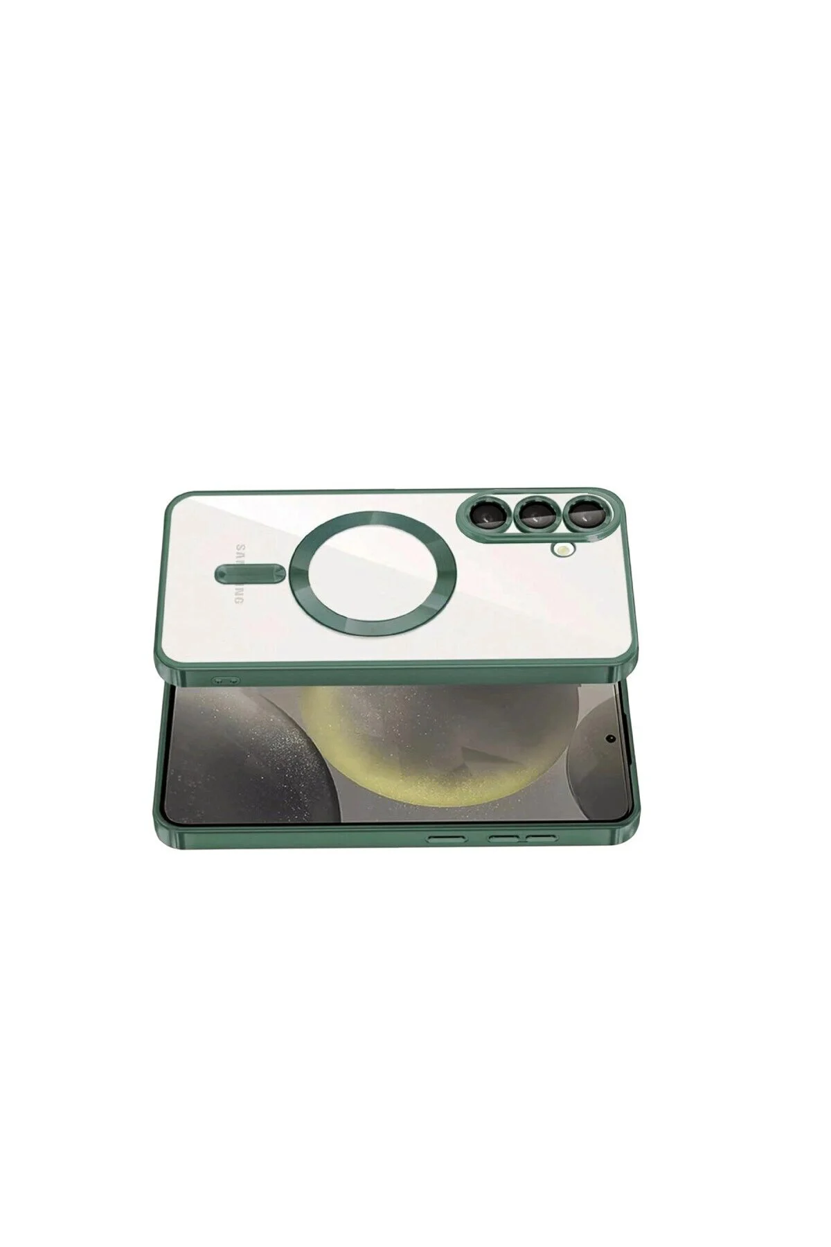 Galaxy A37 5g Kross Magneticsafe Kapak - Koyu Yeşil Galaxy A37 5g Kross Magneticsafe Kapak - Koyu Yeşil