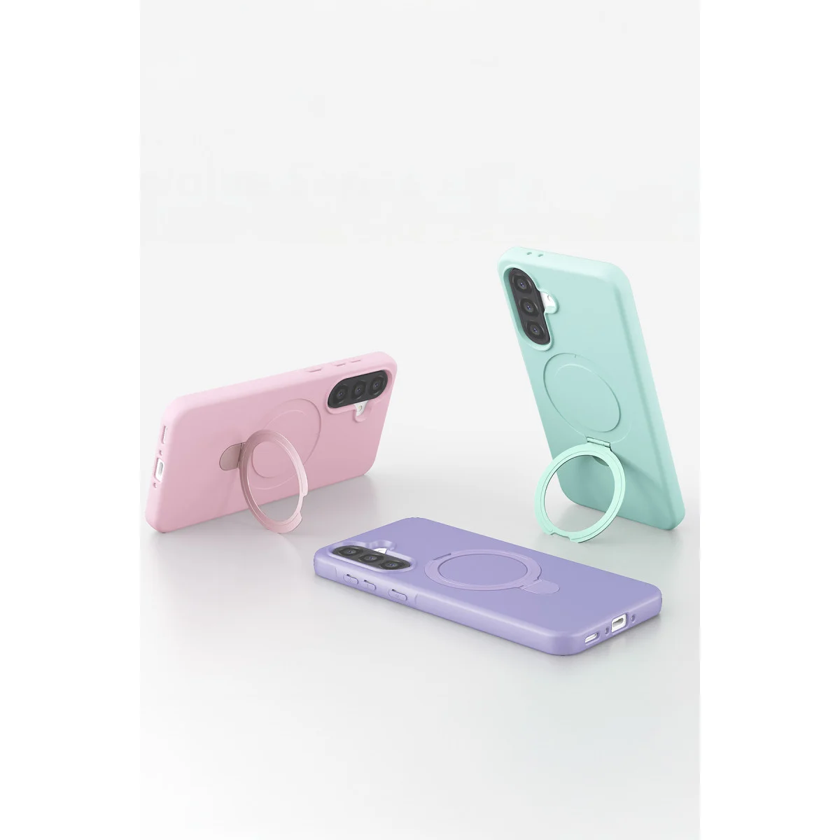 Galaxy A37 5G Magsafe Standlı Kapak - Çöl Titanyum