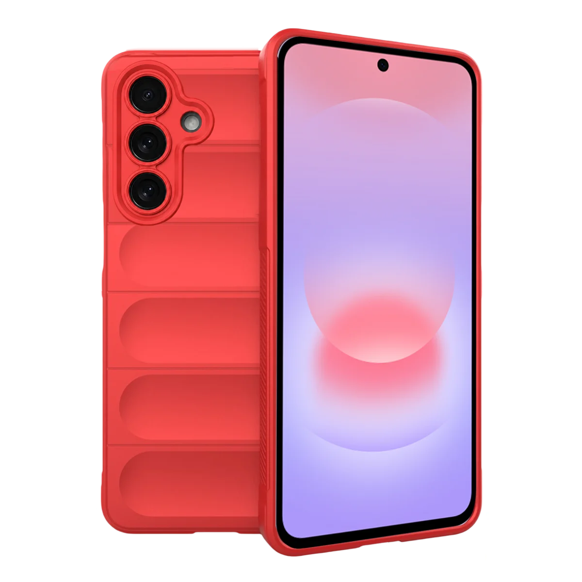 Galaxy A37 5G Optimum Silikon Kapak Kırmızı - Mat ve Pürüzsüz Tasarım