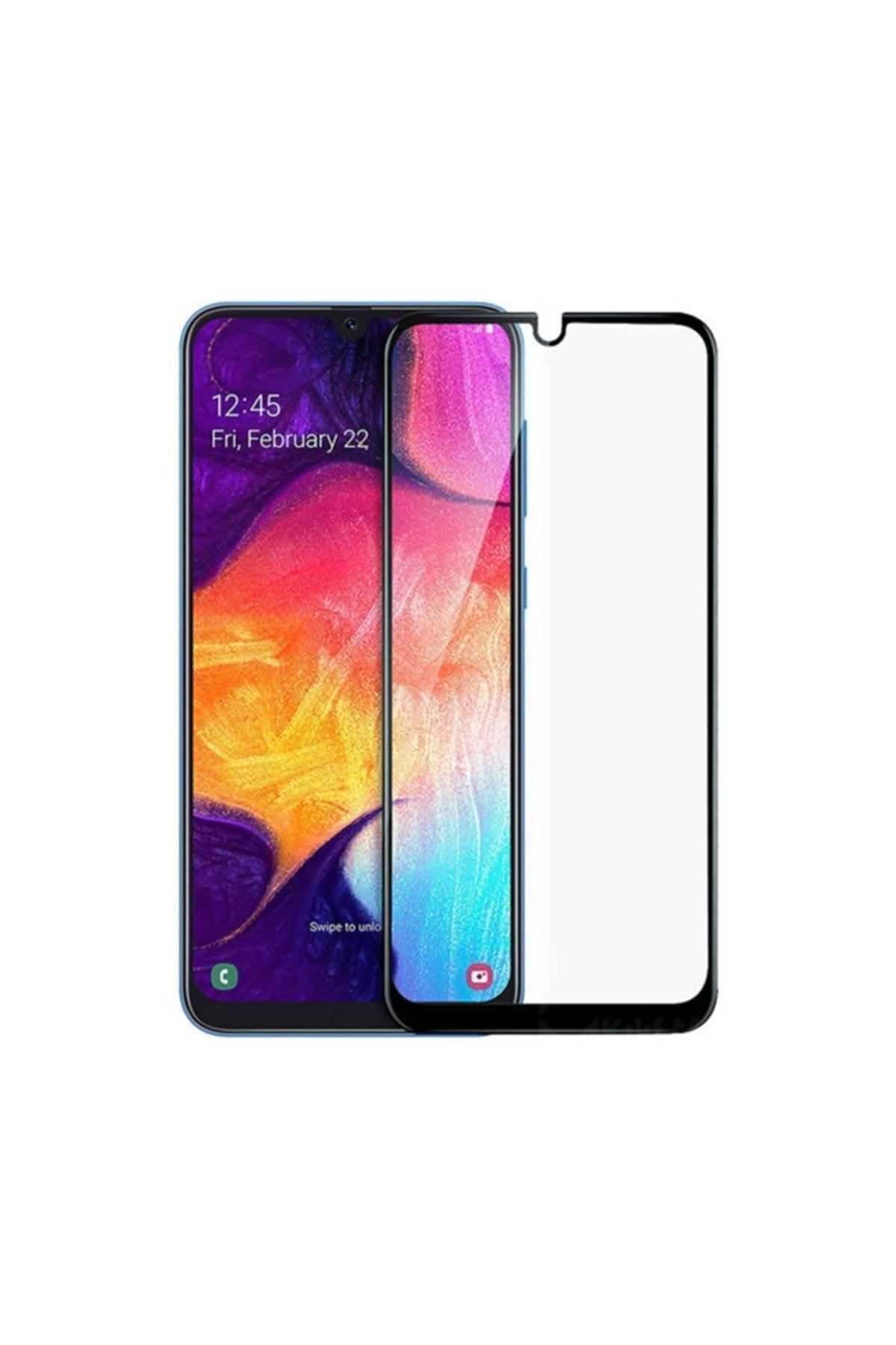 Galaxy A50 Kavisli Tam Kaplayan Ekran Koruyucu