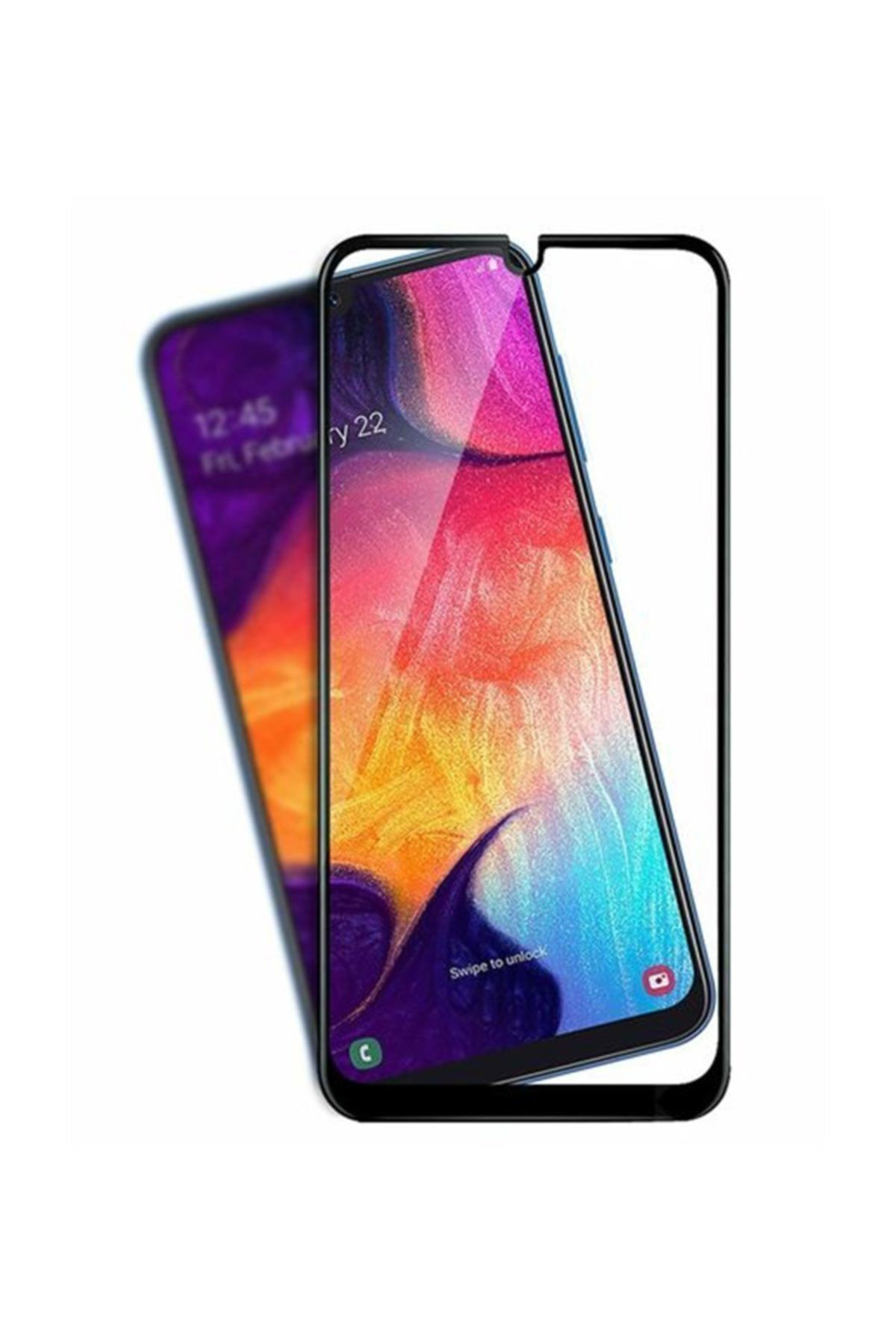 Galaxy A50 Kavisli Tam Kaplayan Ekran Koruyucu