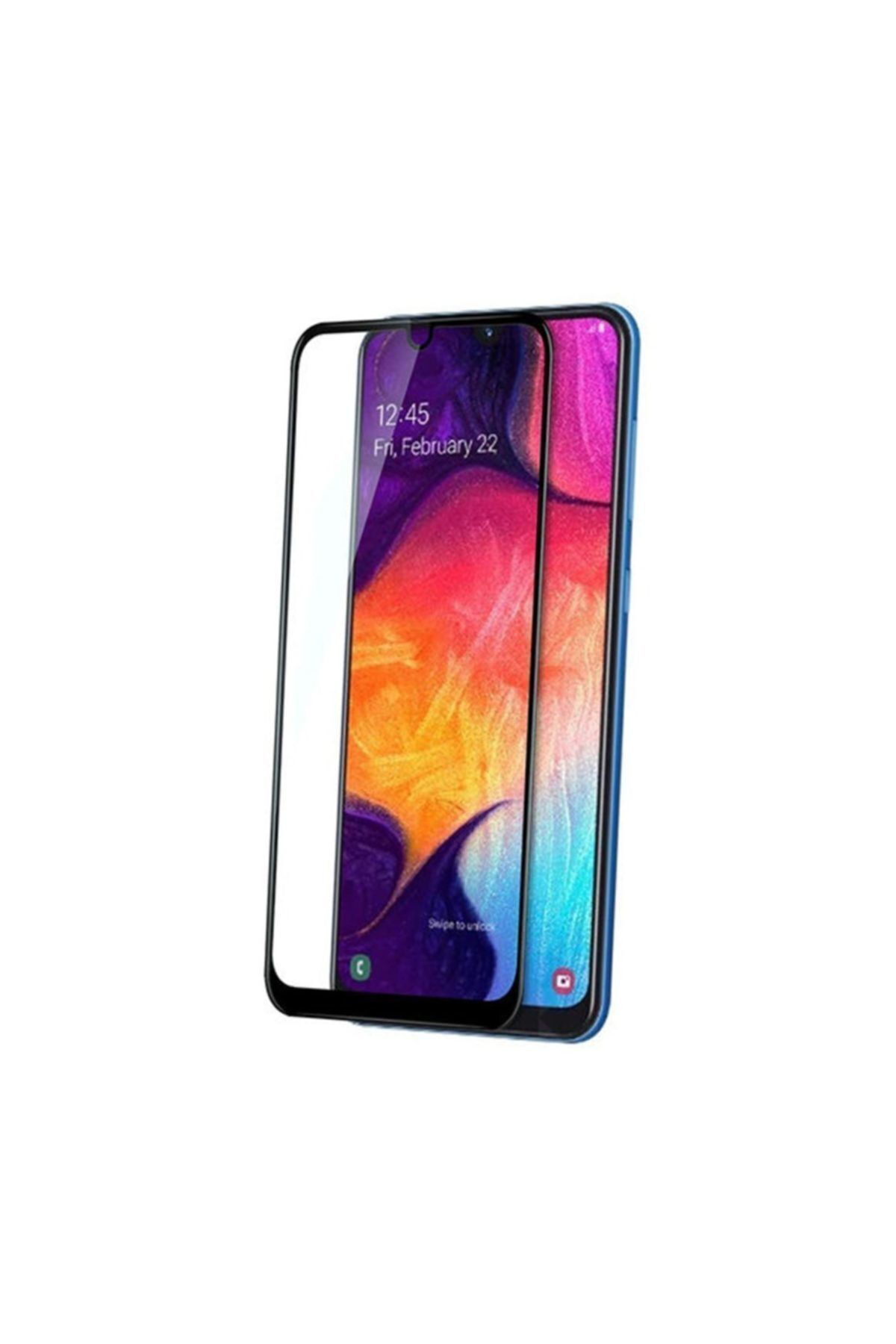 Galaxy A50 Kavisli Tam Kaplayan Ekran Koruyucu