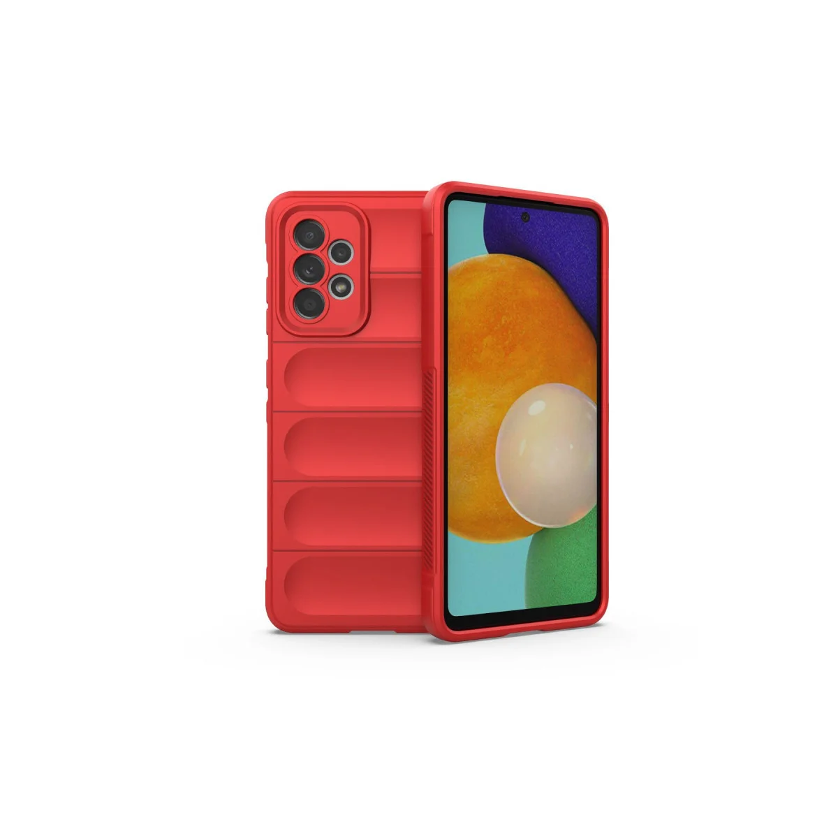 Galaxy A52 Kılıf Optimum Silikon Kırmızı - Premium Koruma ve Şıklık
