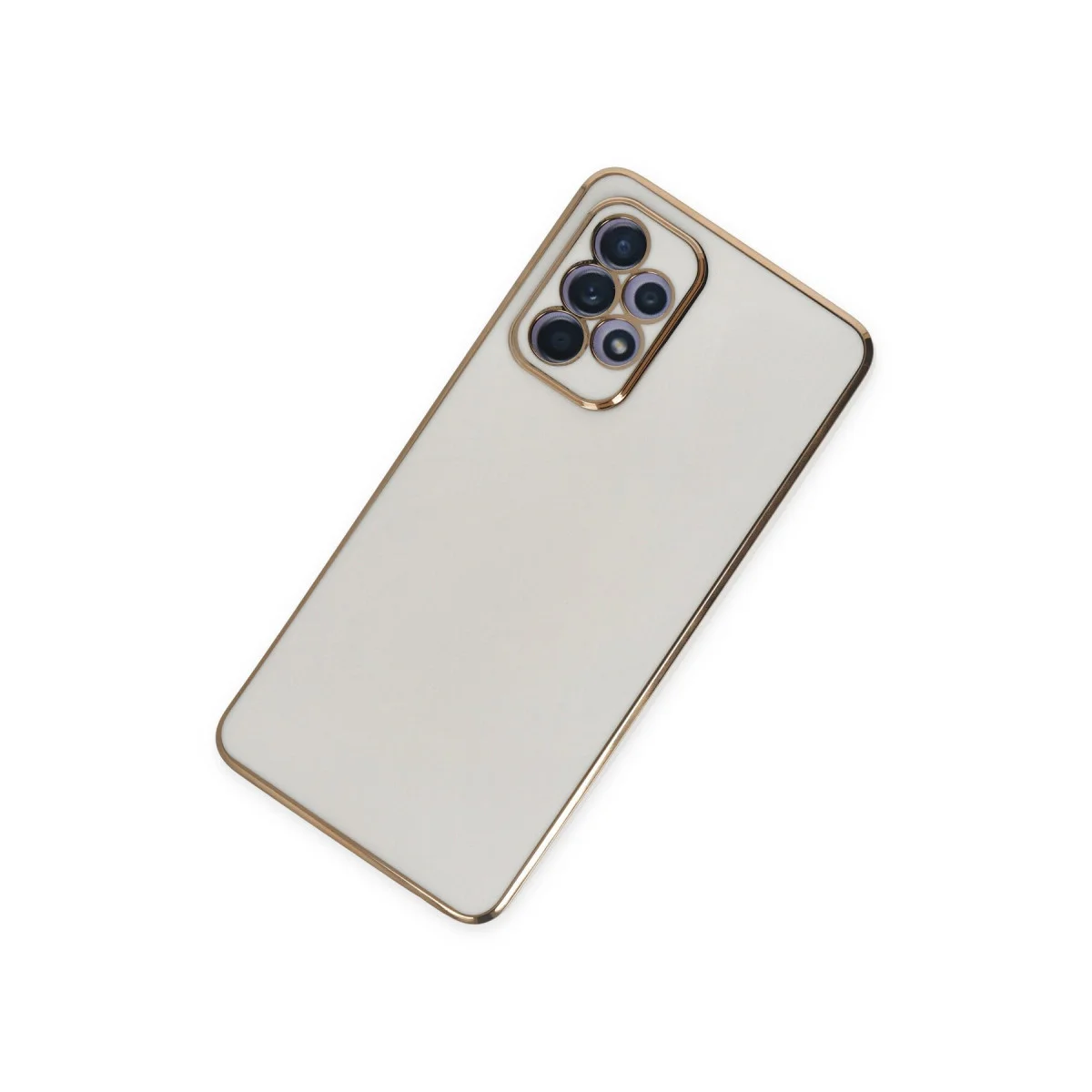 Galaxy A52 Kılıf Volet Silikon Beyaz - Premium Tasarım ve Tam Koruma