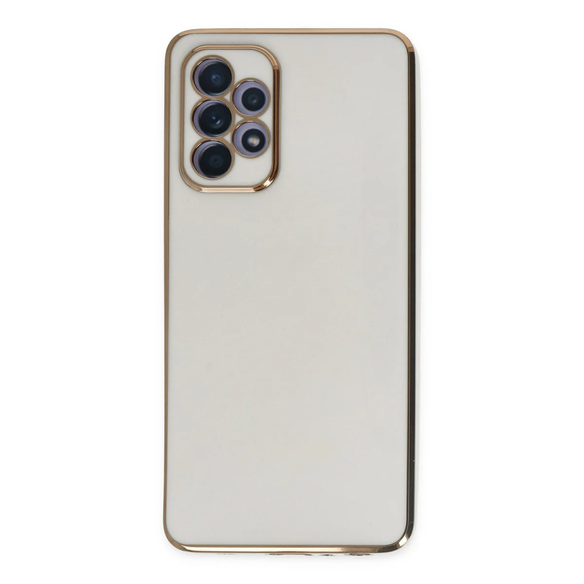 Galaxy A52 Kılıf Volet Silikon Beyaz - Premium Tasarım ve Tam Koruma