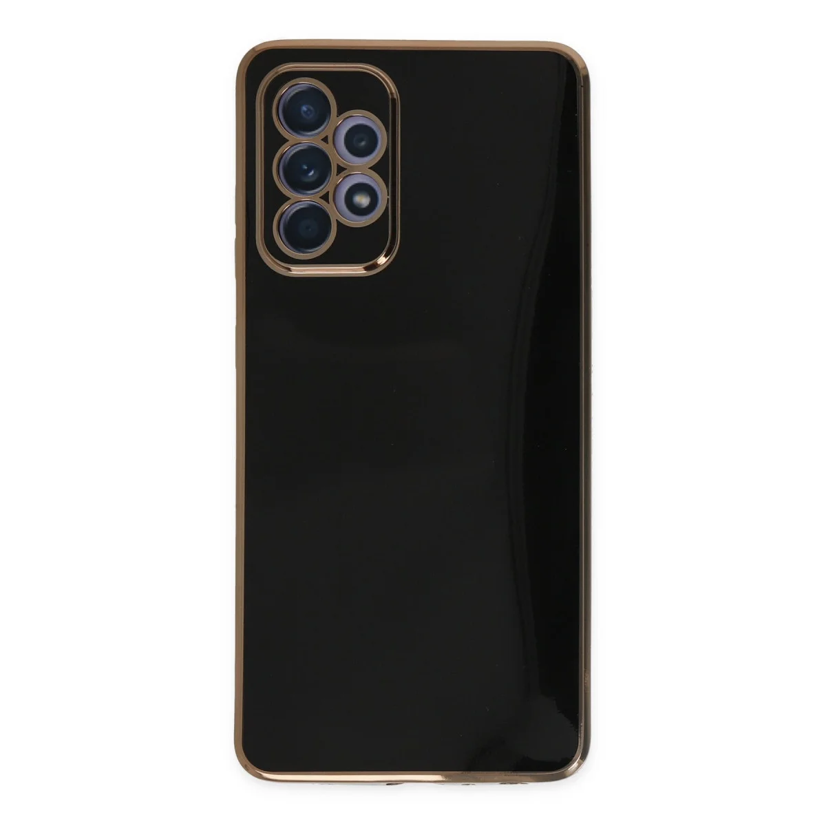 Galaxy A52 Volet Silikon Kılıf - Siyah - Premium Koruma ve Şık Tasarım