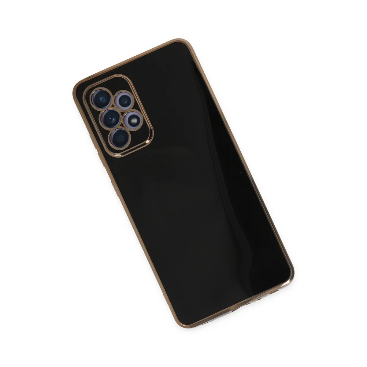 Galaxy A52 Volet Silikon Kılıf - Siyah - Premium Koruma ve Şık Tasarım