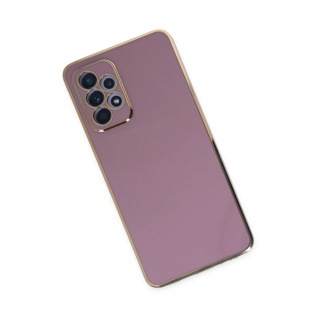 Galaxy A52 Volet Silikon Kılıf - Mor, Şık ve Premium Koruma