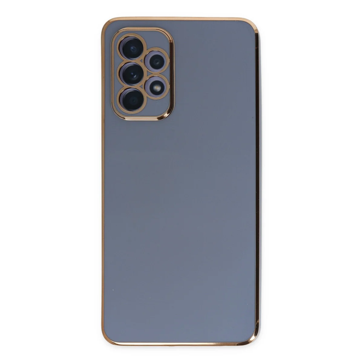 Galaxy A52 Volet Silikon Kılıf - Mavi, Şık ve Ultra Esnek Koruma
