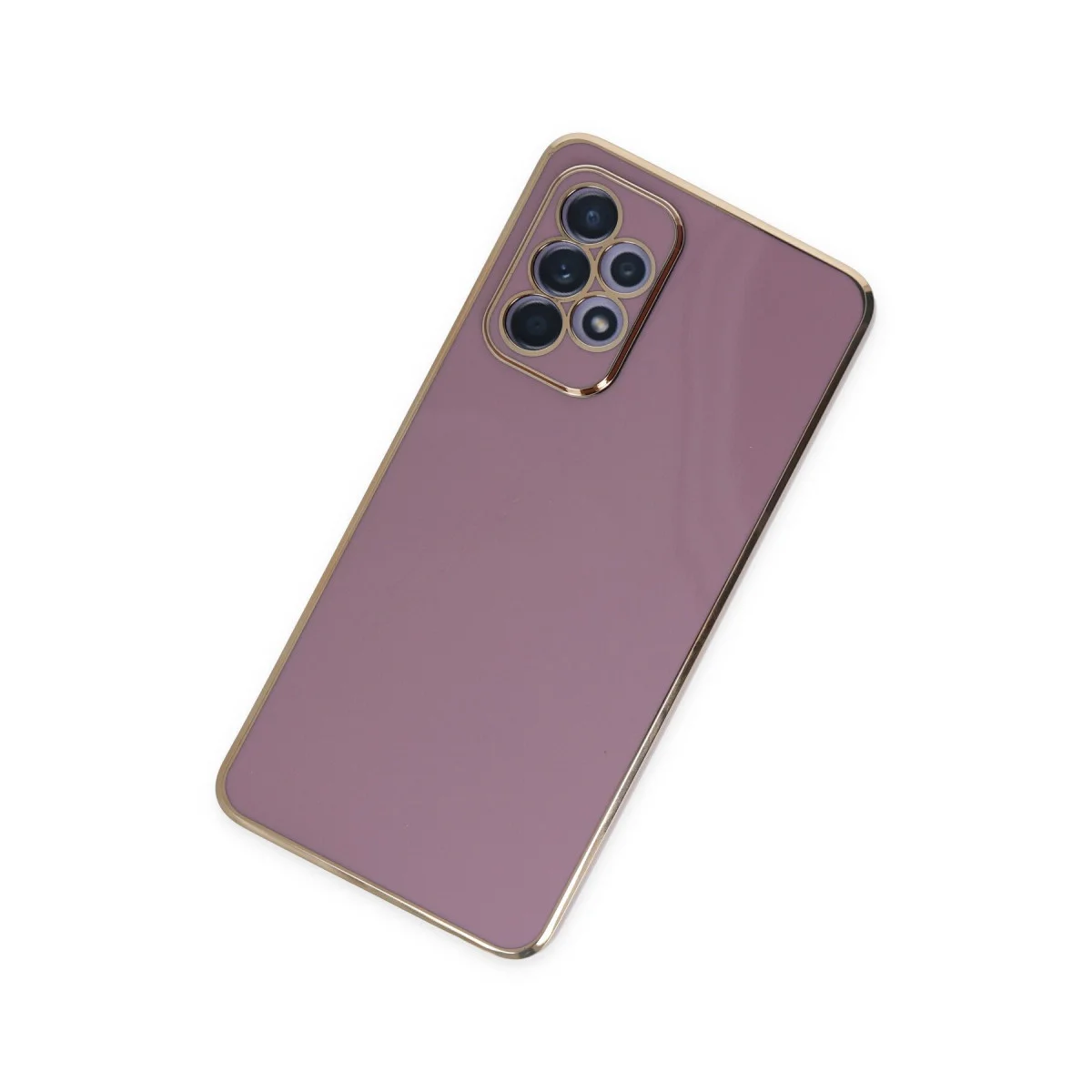 Galaxy A52 Volet Silikon Kılıf - Mor, Şık ve Premium Koruma