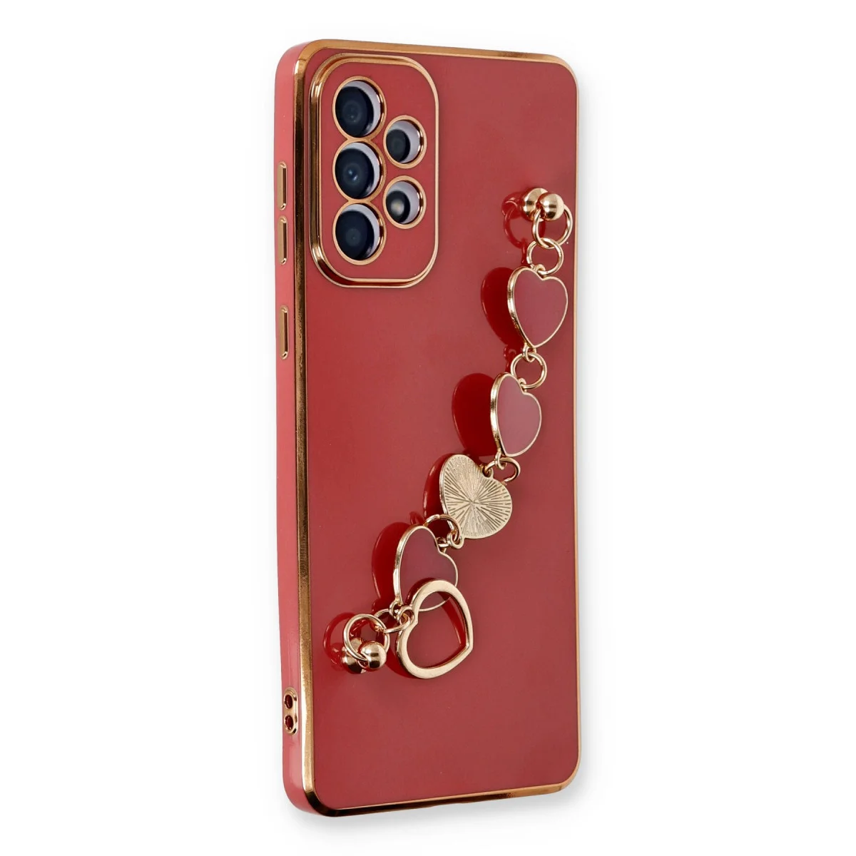Galaxy A53 5G Esila Silikon Kılıf - Kırmızı - Şık ve Güvenli Koruma