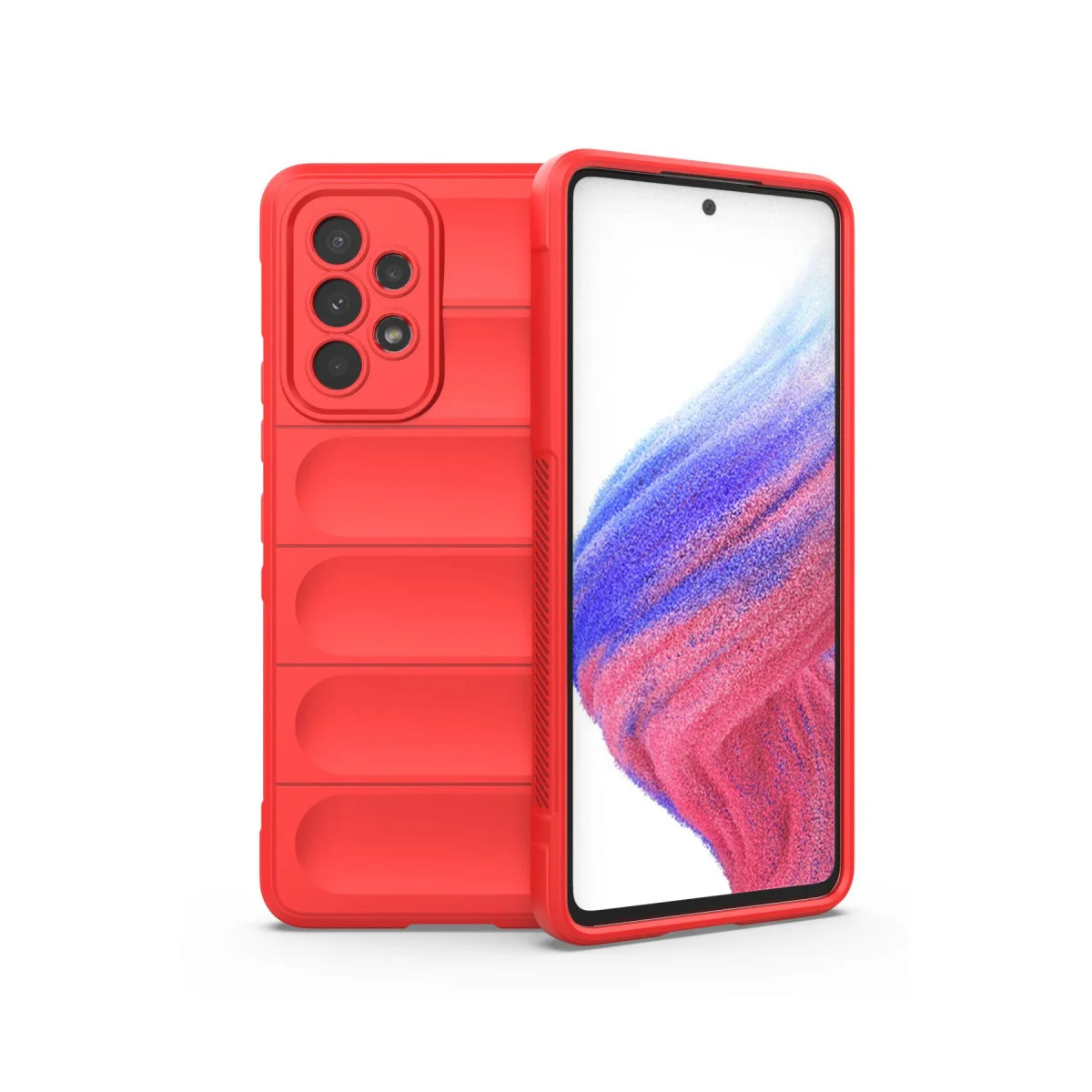 Galaxy A53 5G Kılıf Optimum Silikon Kırmızı - Yüksek Koruma ve Şıklık