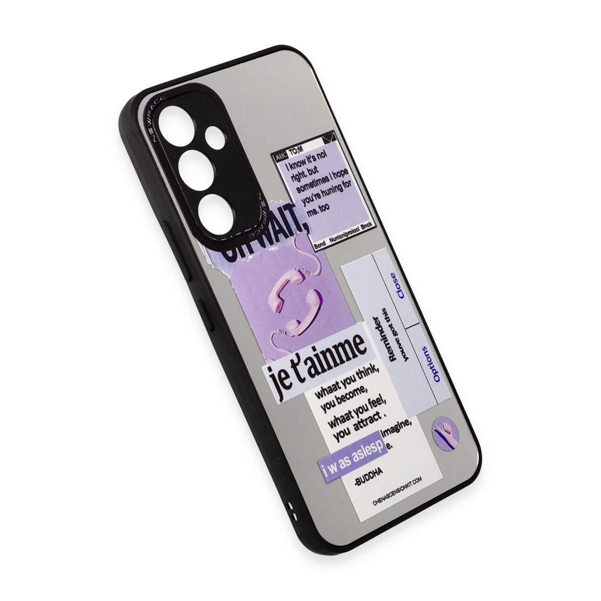 Galaxy A54 5G Kılıf Mirror Desenli Kapak - UV Baskılı, TPU ve Şık Tasarım