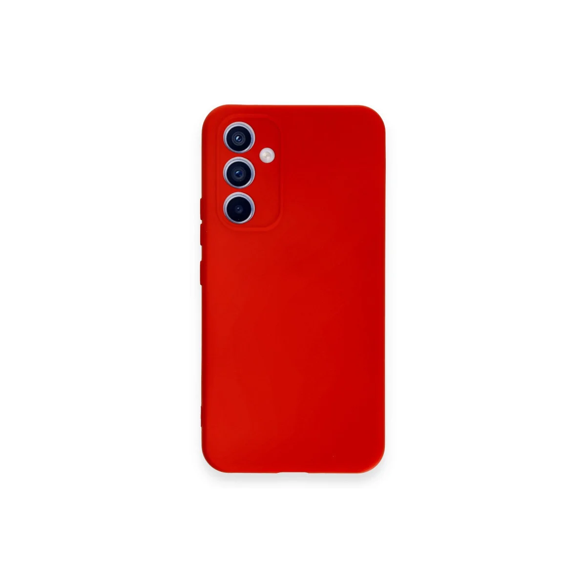 Galaxy A54 5G Kılıf - Nano İçi Kadife Silikon Kırmızı (Ultra Şık)