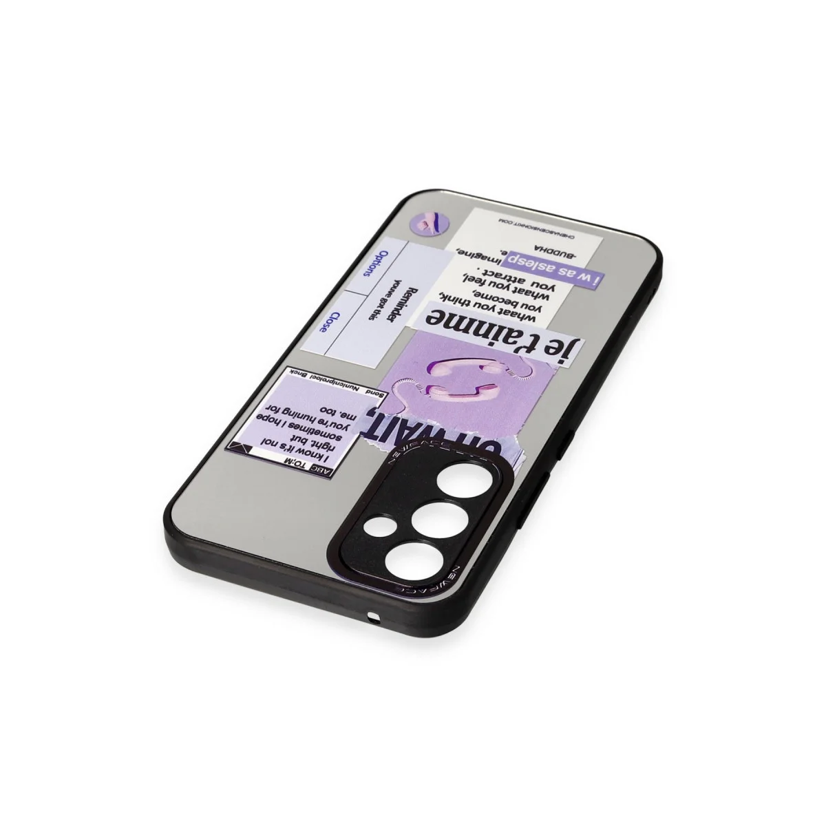 Galaxy A54 5G Kılıf Mirror Desenli Kapak - UV Baskılı, TPU ve Şık Tasarım