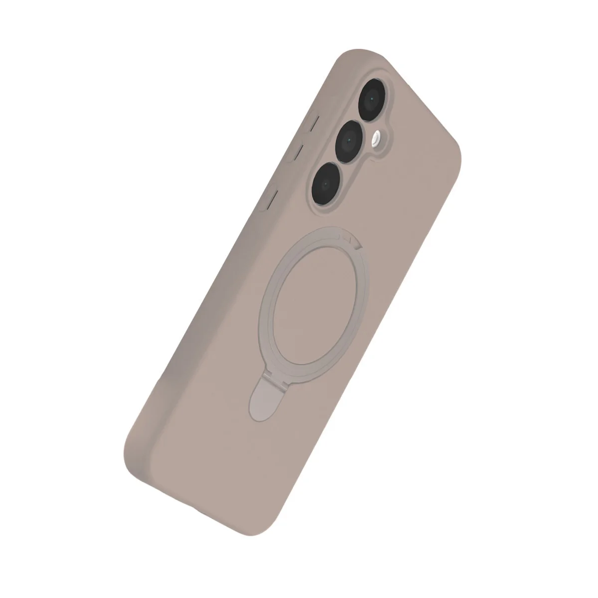 Galaxy A55 5G Magsafe Standlı Kapak Çöl Titanyum - Estetik ve Dayanıklılık