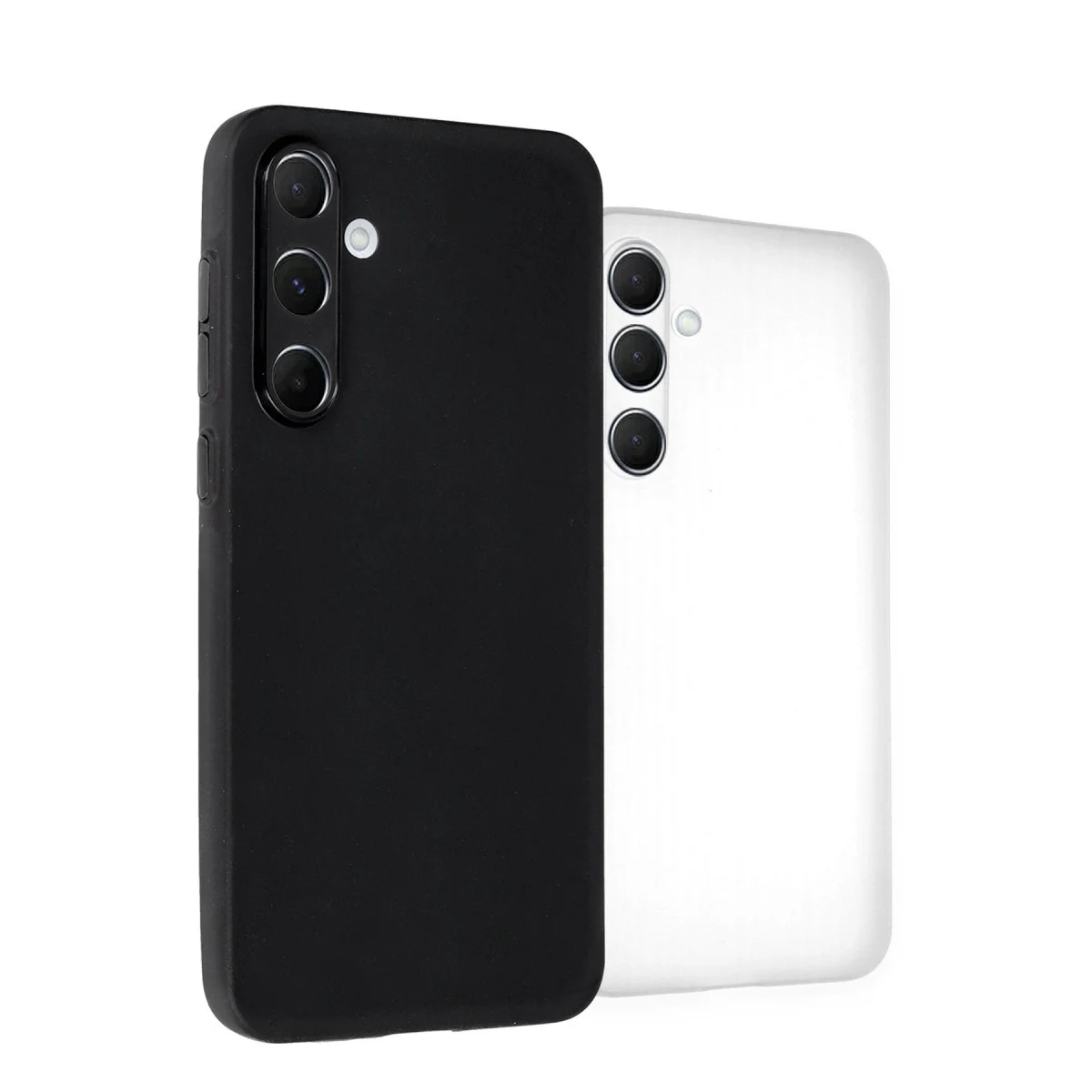 Galaxy A55 5G Puma Silikon Kılıf - Mor Mat ve Ultra Hafif Koruma