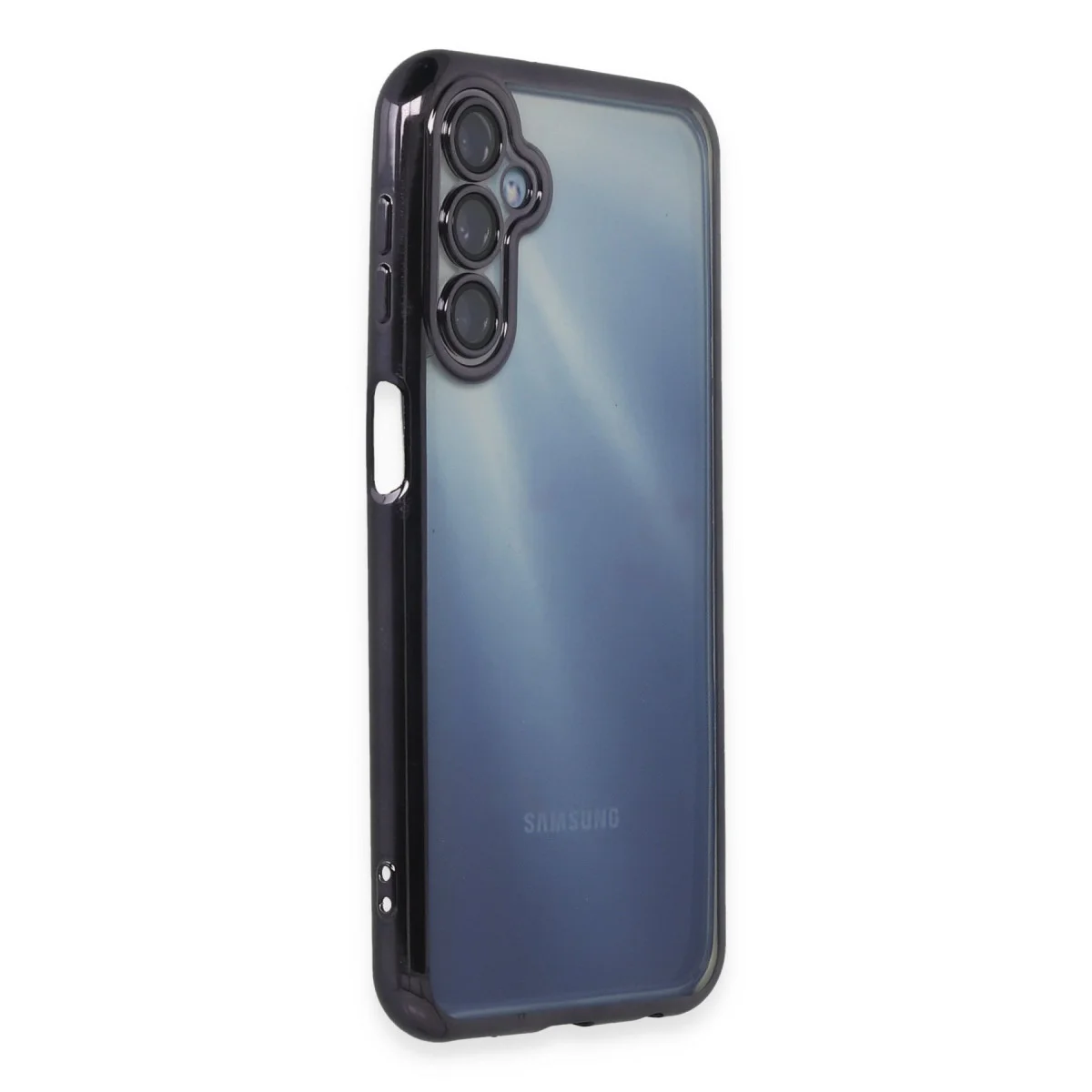 Galaxy A55 5G Razer Lens Silikon Kılıf - Mor ve Şık Koruma