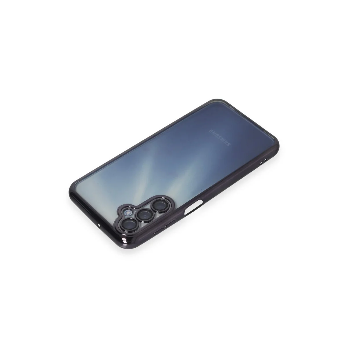 Galaxy A55 5G Razer Lens Silikon Kılıf - Mor ve Şık Koruma