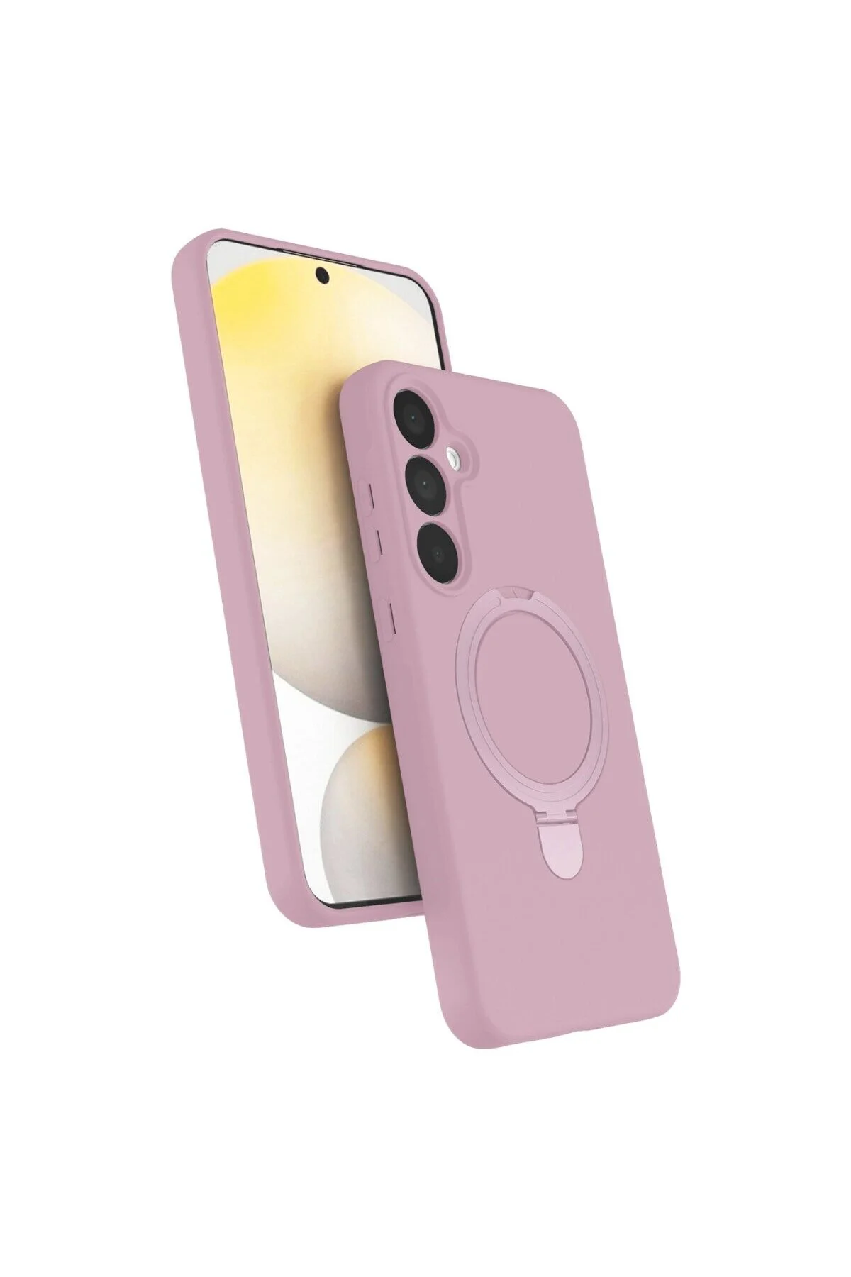 Galaxy A55 5g Regal Magsafe Standlı Kapak - Açık Pembe Galaxy A55 5g Regal Magsafe Standlı Kapak - Açık Pembe