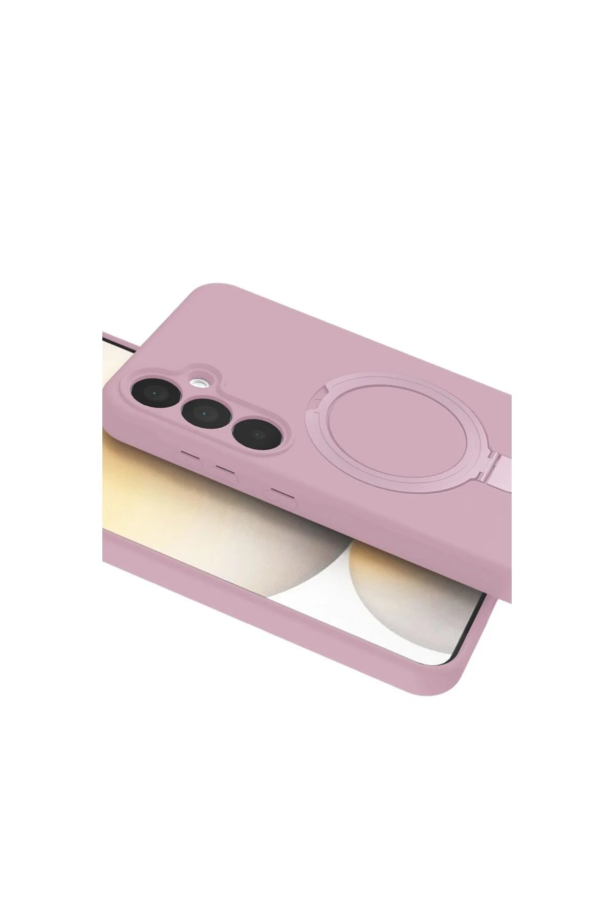 Galaxy A55 5g Regal Magsafe Standlı Kapak - Açık Pembe Galaxy A55 5g Regal Magsafe Standlı Kapak - Açık Pembe