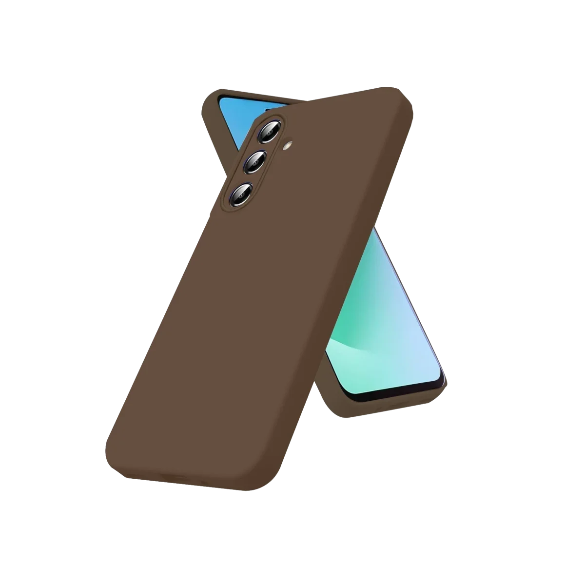 Galaxy A56 First Silikon Kılıf - Kahverengi (Ultra İnce, Maksimum Koruma ve Şıklık)