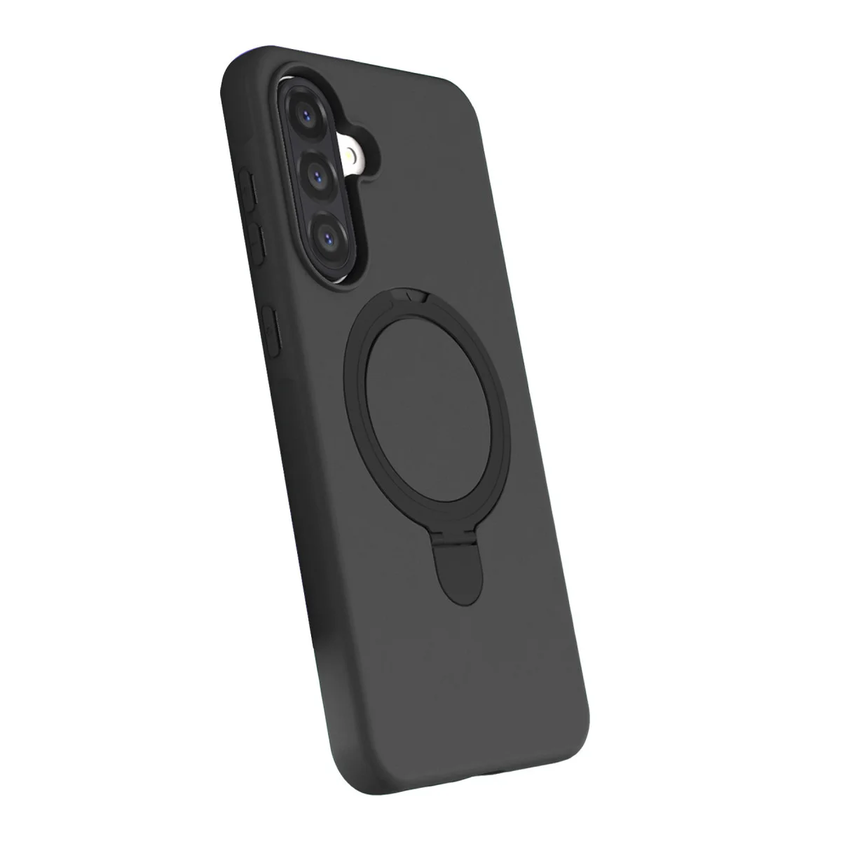 Galaxy A56 Regal Magsafe Standlı Kapak - Siyah (Kablosuz Şarj ve Pratik Kullanım İçin)